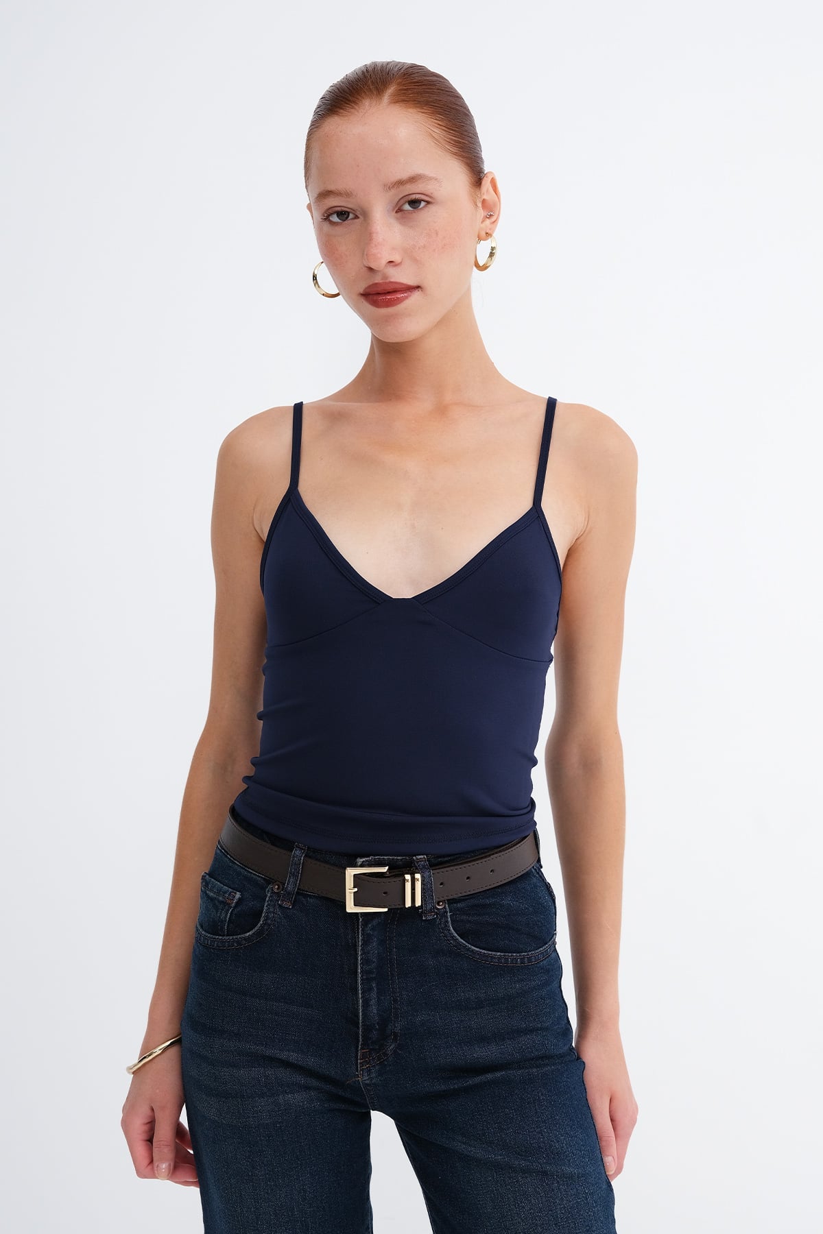 Dark-Night-Blue_Padded-Strap-Cami-addax