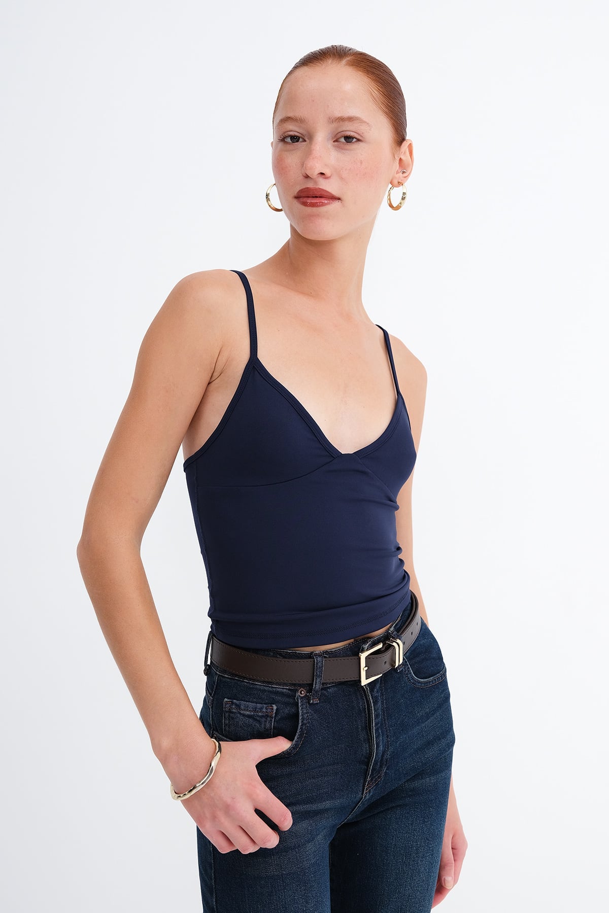 Dark-Night-Blue_Padded-Strap-Cami-addax
