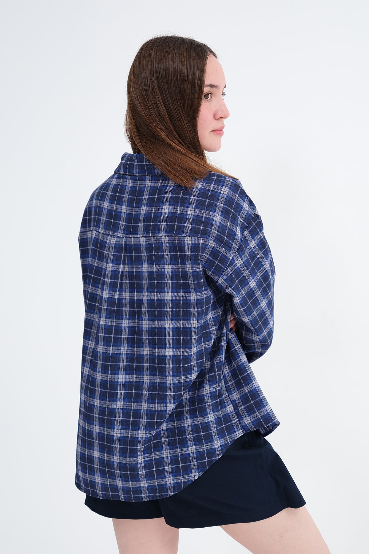 Dark-Night-Blue_Checkered-Shirt-addax