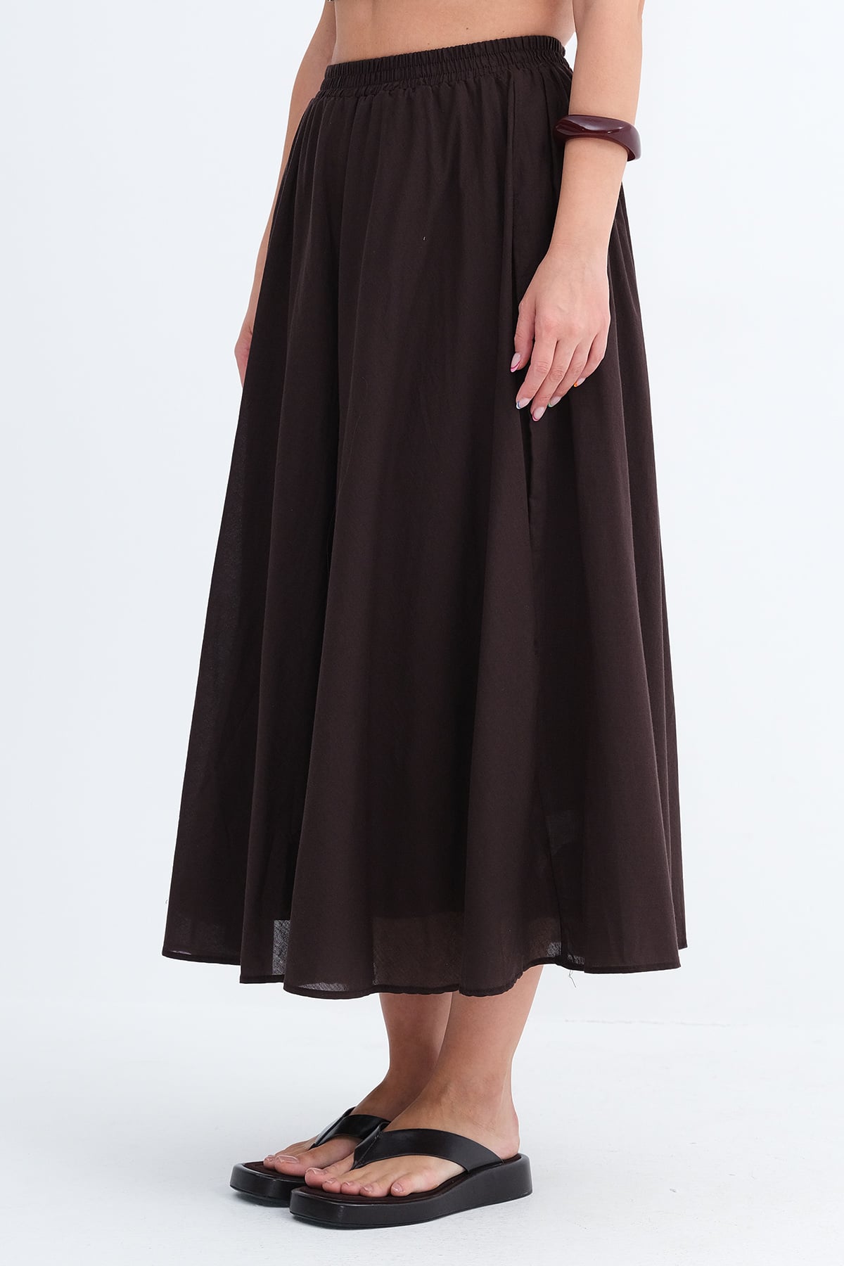 Bitter-Coffee_Elastic-Waist-Long-Skirt-addax