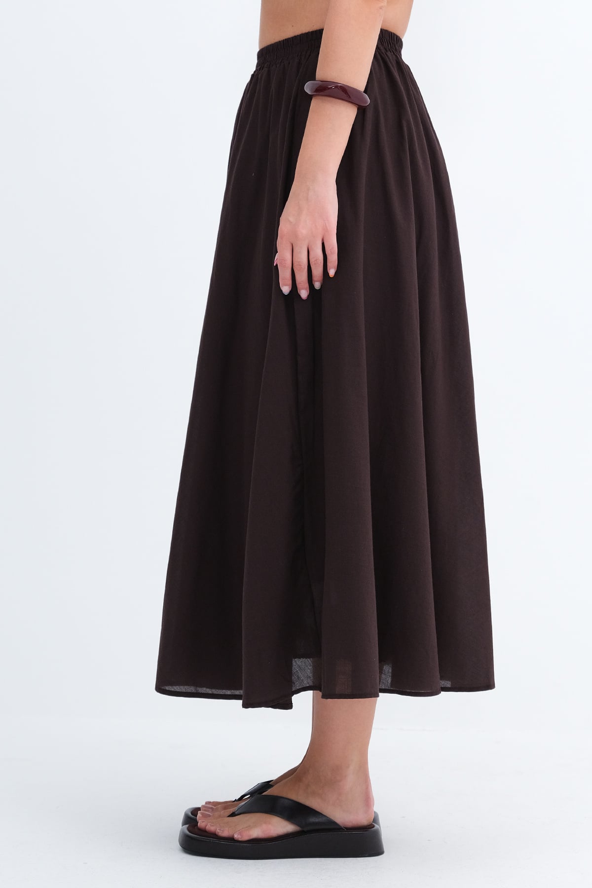 Bitter-Coffee_Elastic-Waist-Long-Skirt-addax