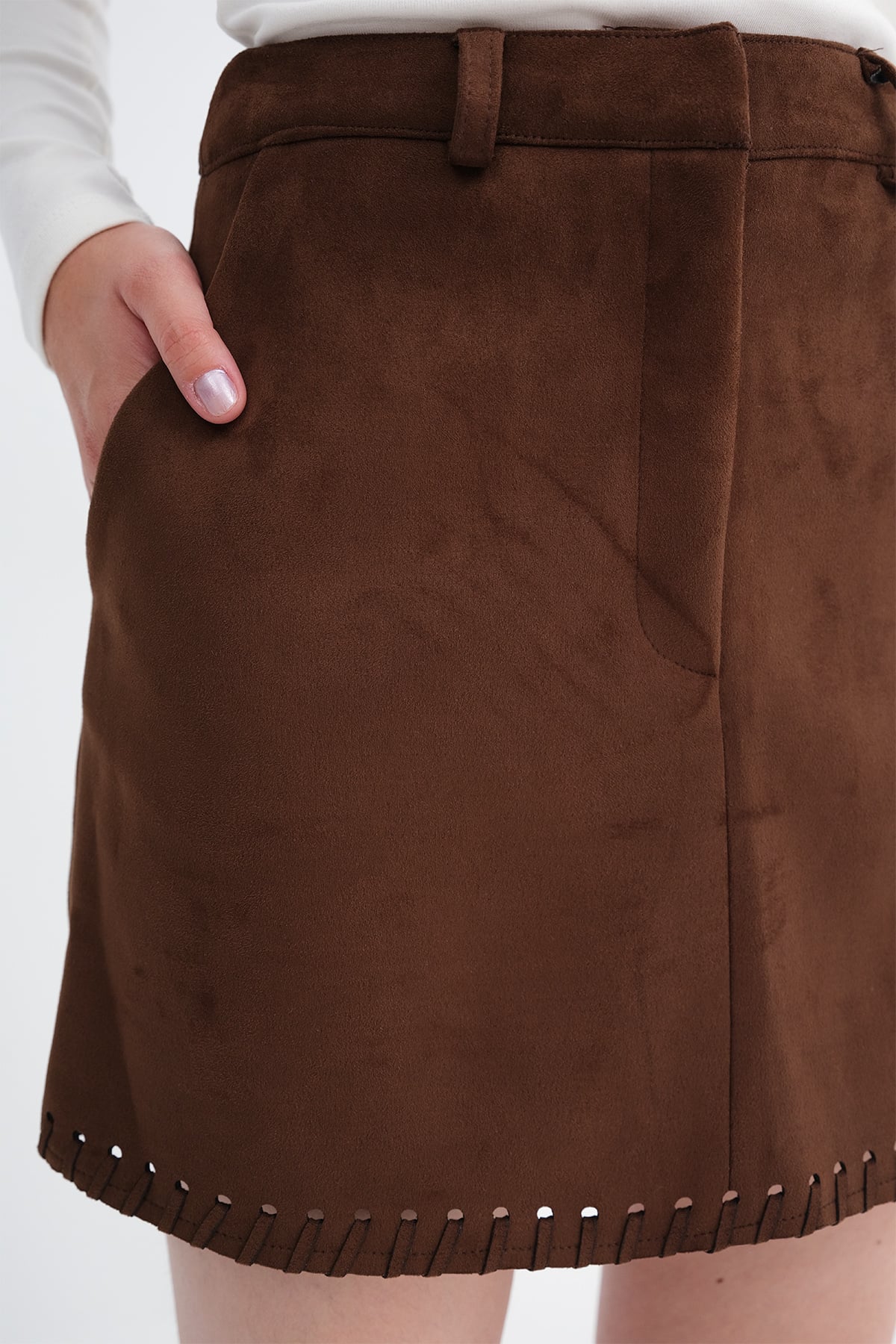 Brown_Suede-Mini-Skirt-addax