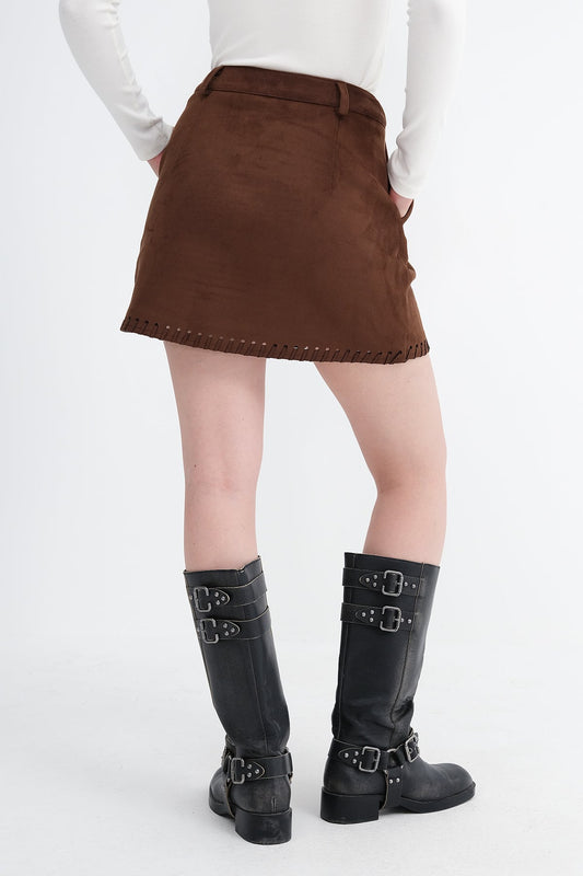 Brown_Suede-Mini-Skirt-addax