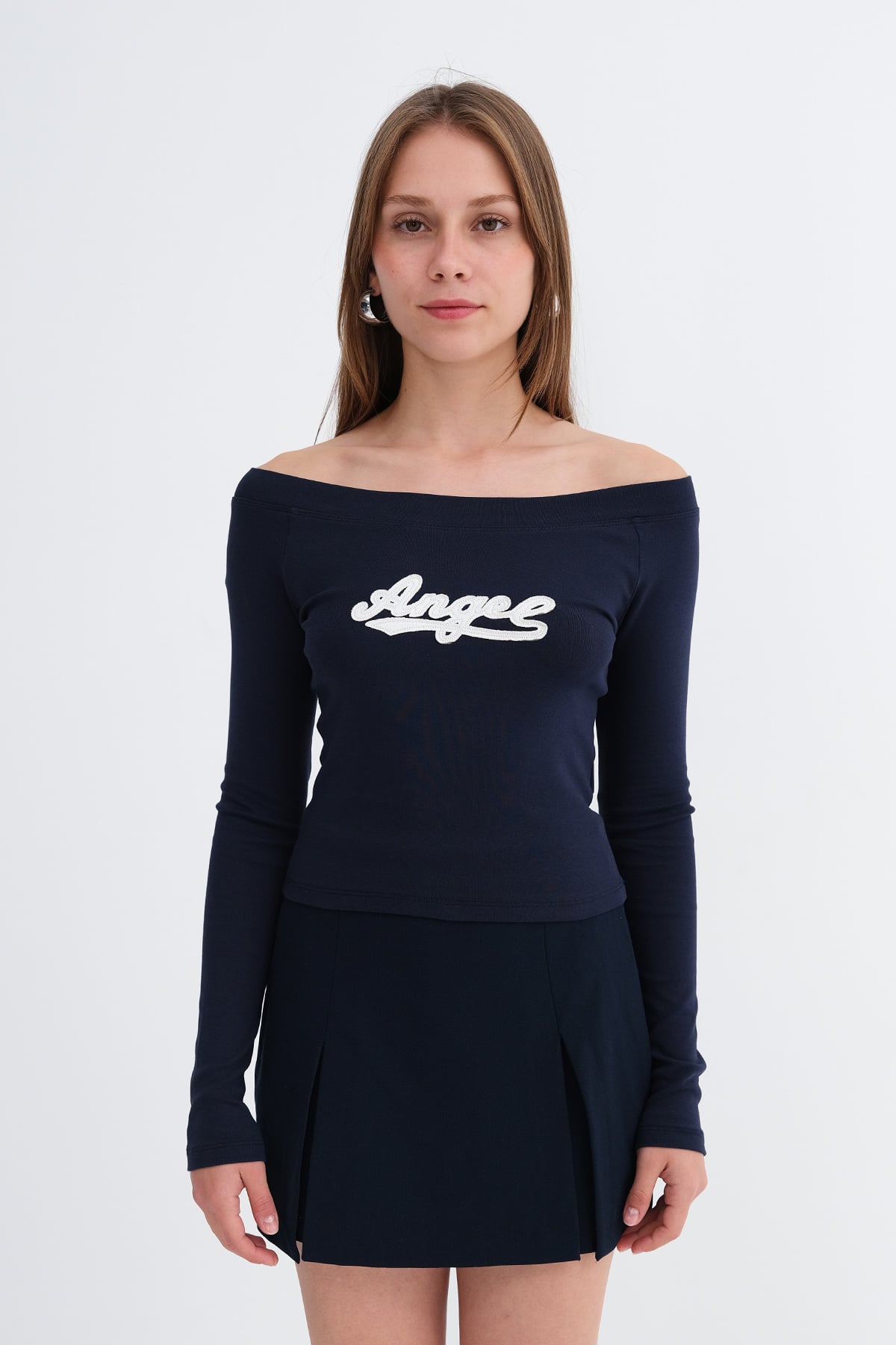 Dark-Night-Blue_Text-Embroidered-Long-Sleeve-T-Shirt-addax