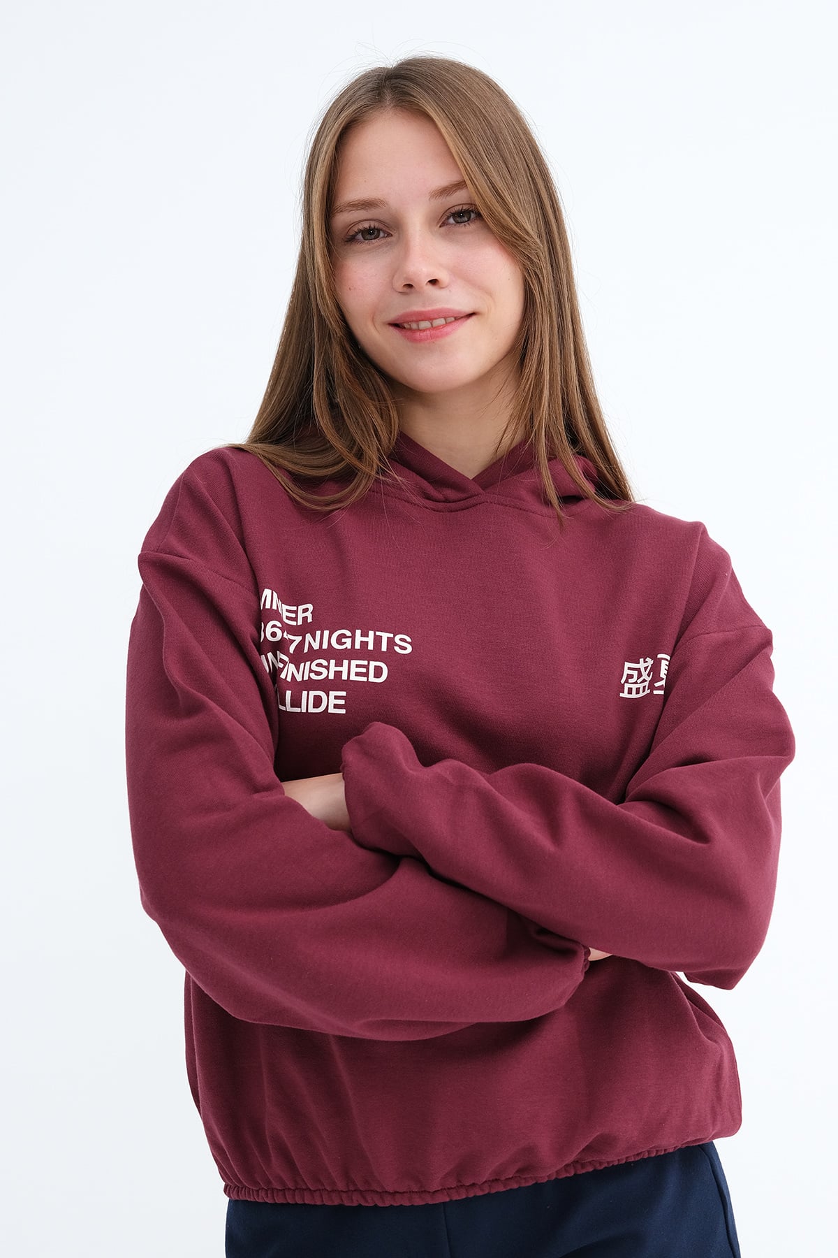 Burgundy_Printed-Hooded-Sweatshirt-addax