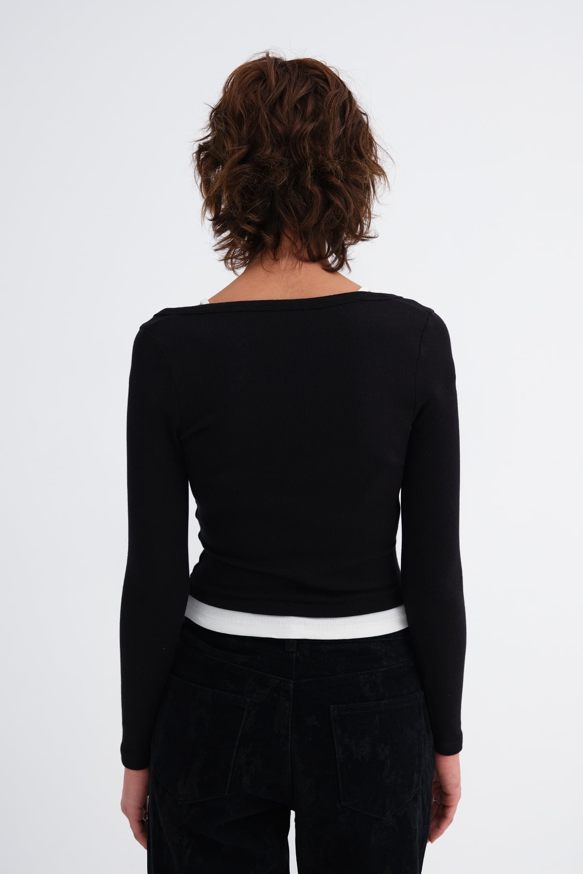 Black_Tank-Top-Detail-Ribbed-Blouse-addax