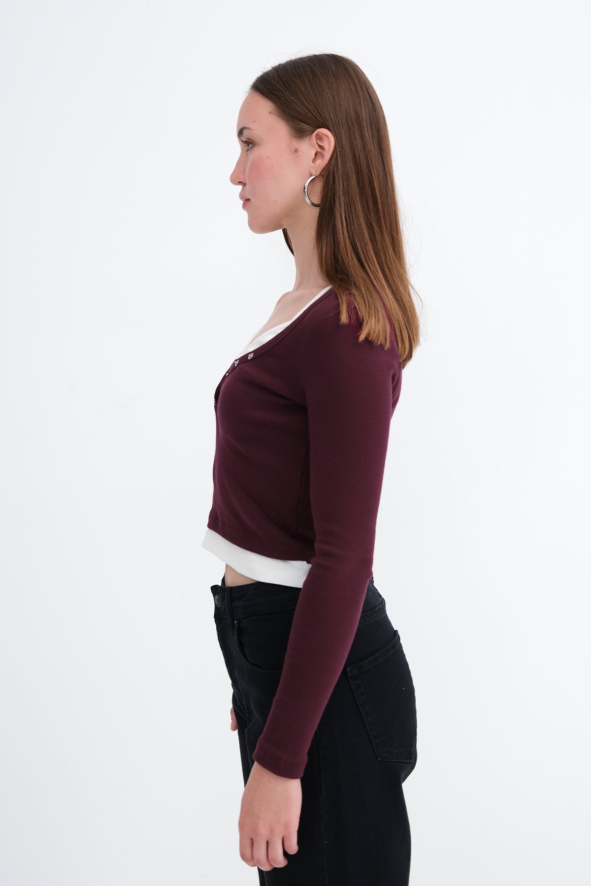 Burgundy_Tank-Top-Detail-Ribbed-Blouse-addax