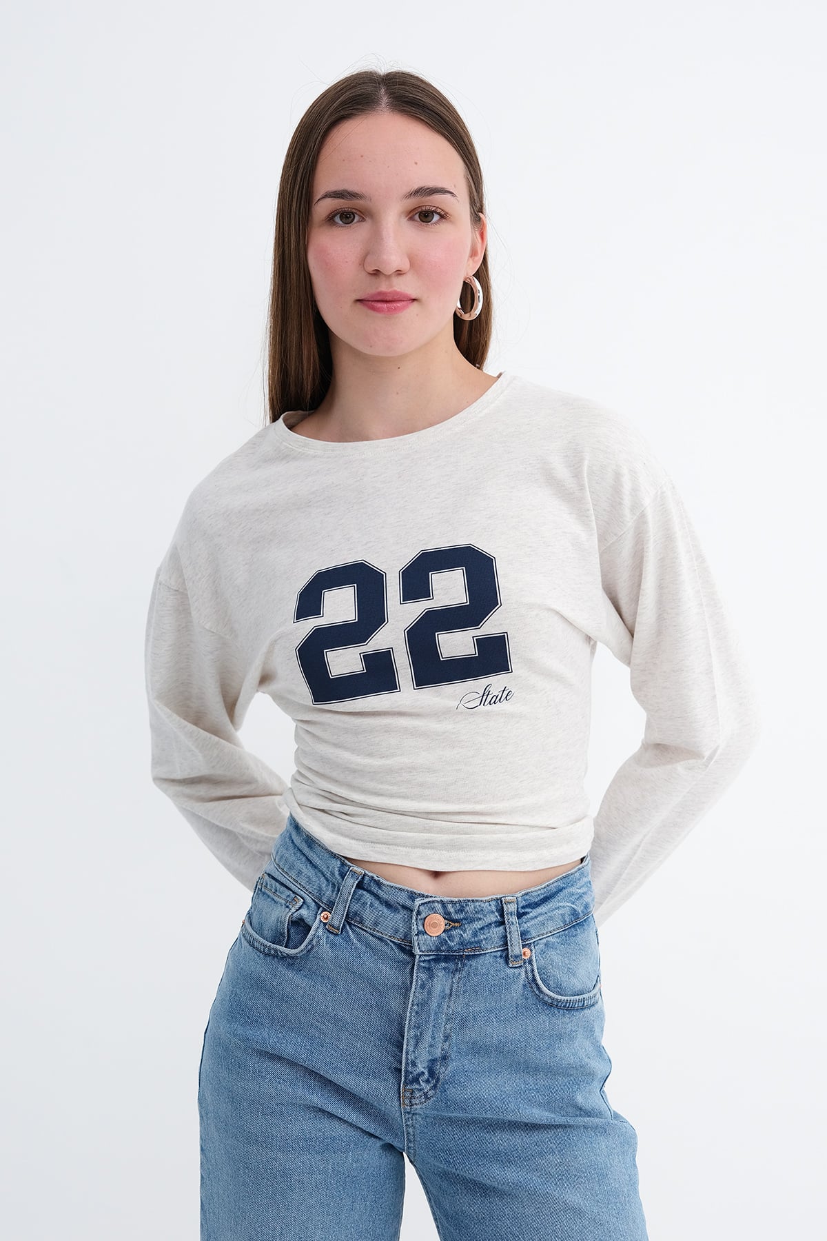 Snow-Melange_Printed-Long-Sleeve-T-Shirt-addax