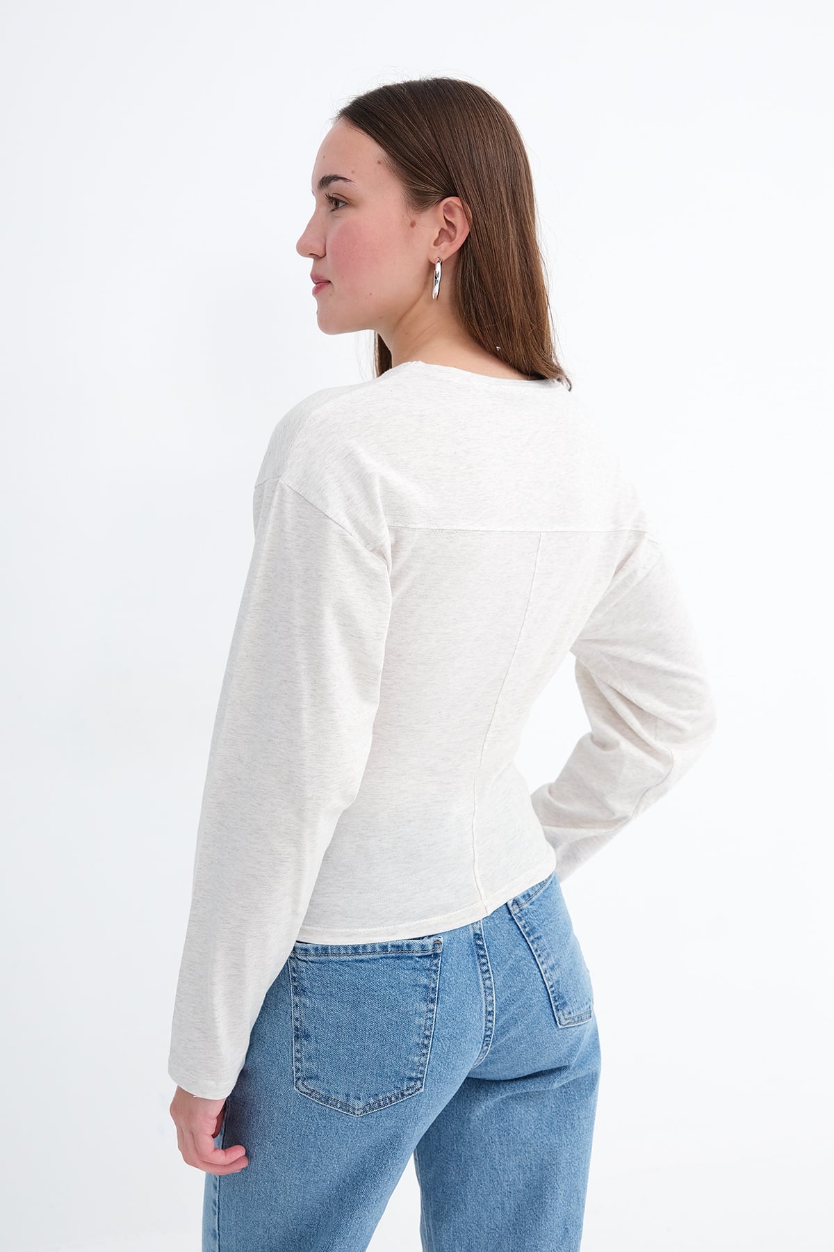Snow-Melange_Printed-Long-Sleeve-T-Shirt-addax