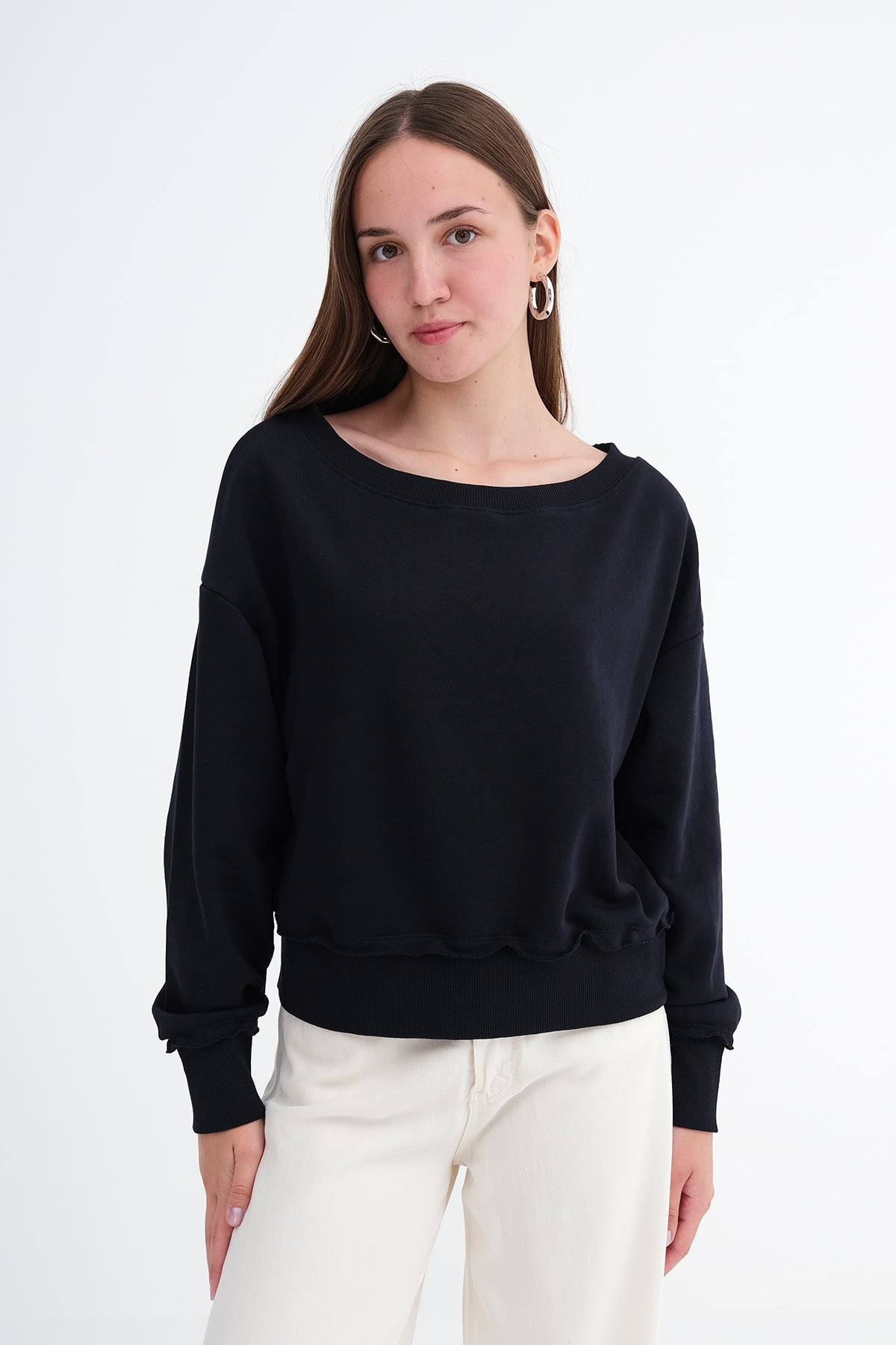 Dark-Night-Blue_Boat-Neck-Sweatshirt-addax