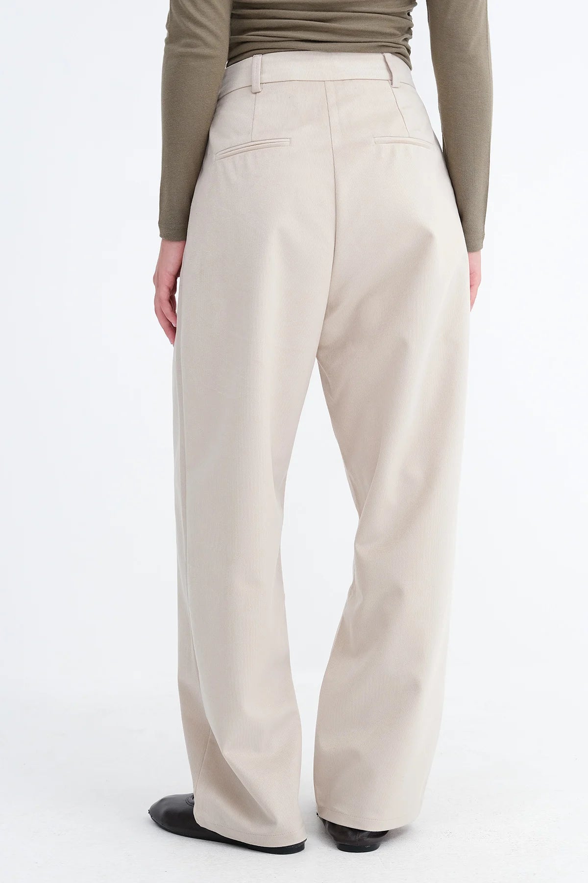 Front Pleated Trousers