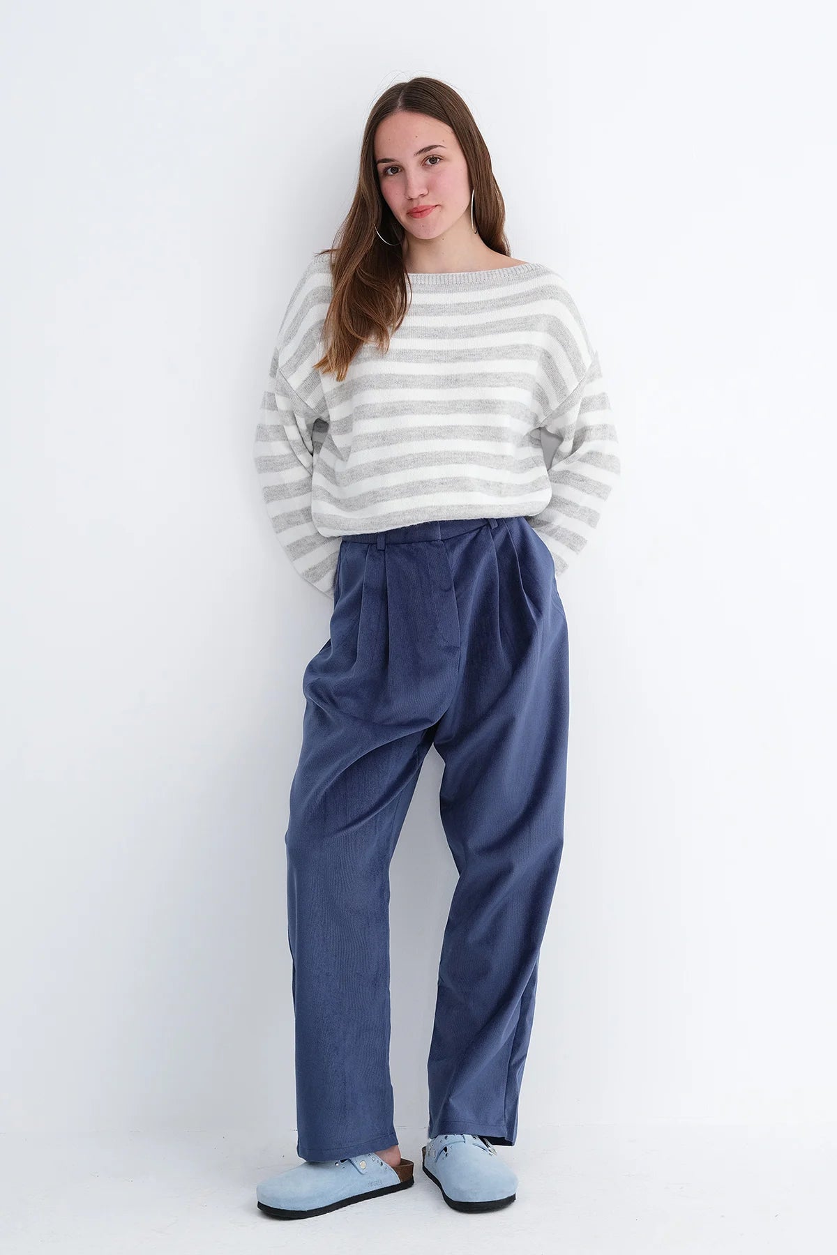 Front Pleated Trousers