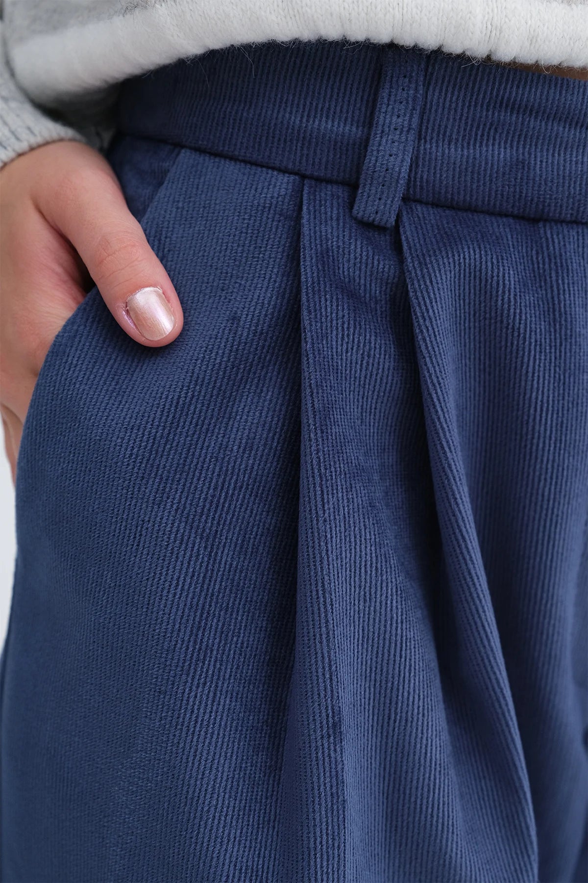 Front Pleated Trousers