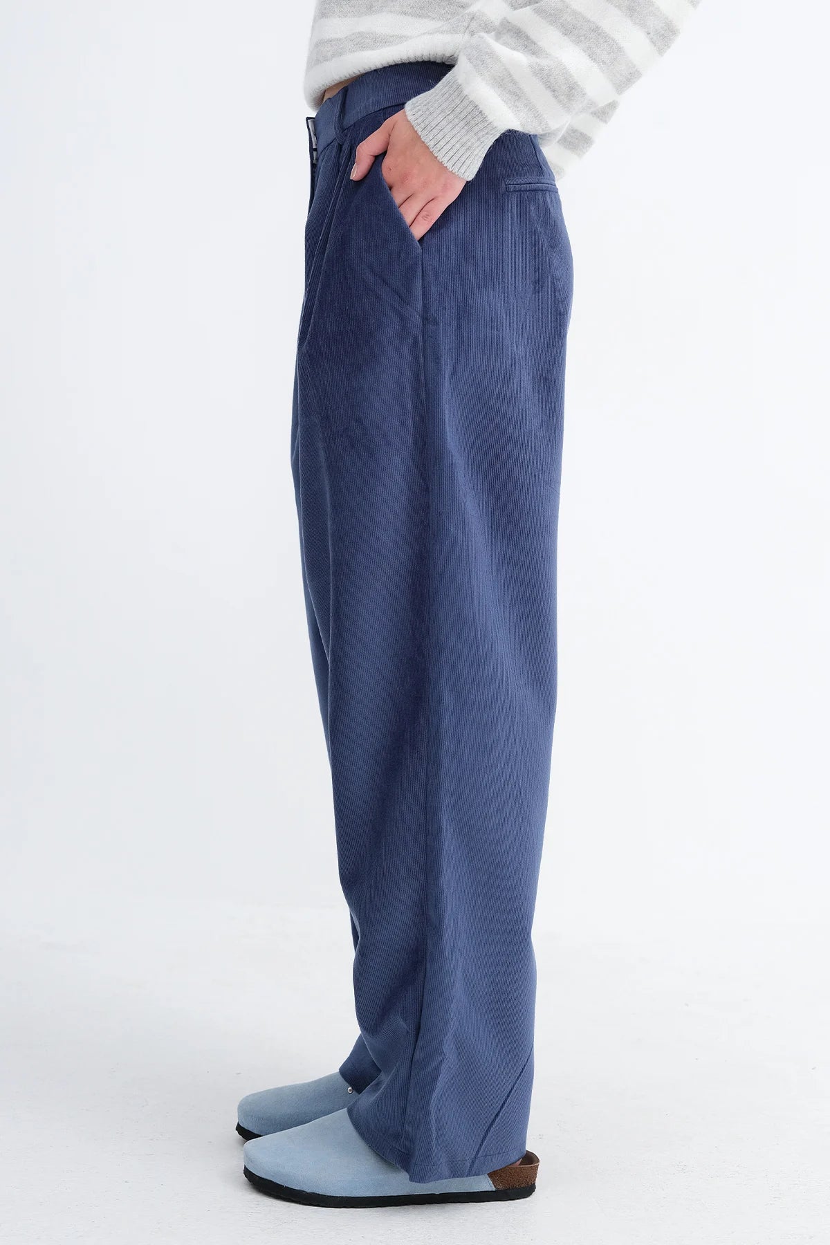 Front Pleated Trousers