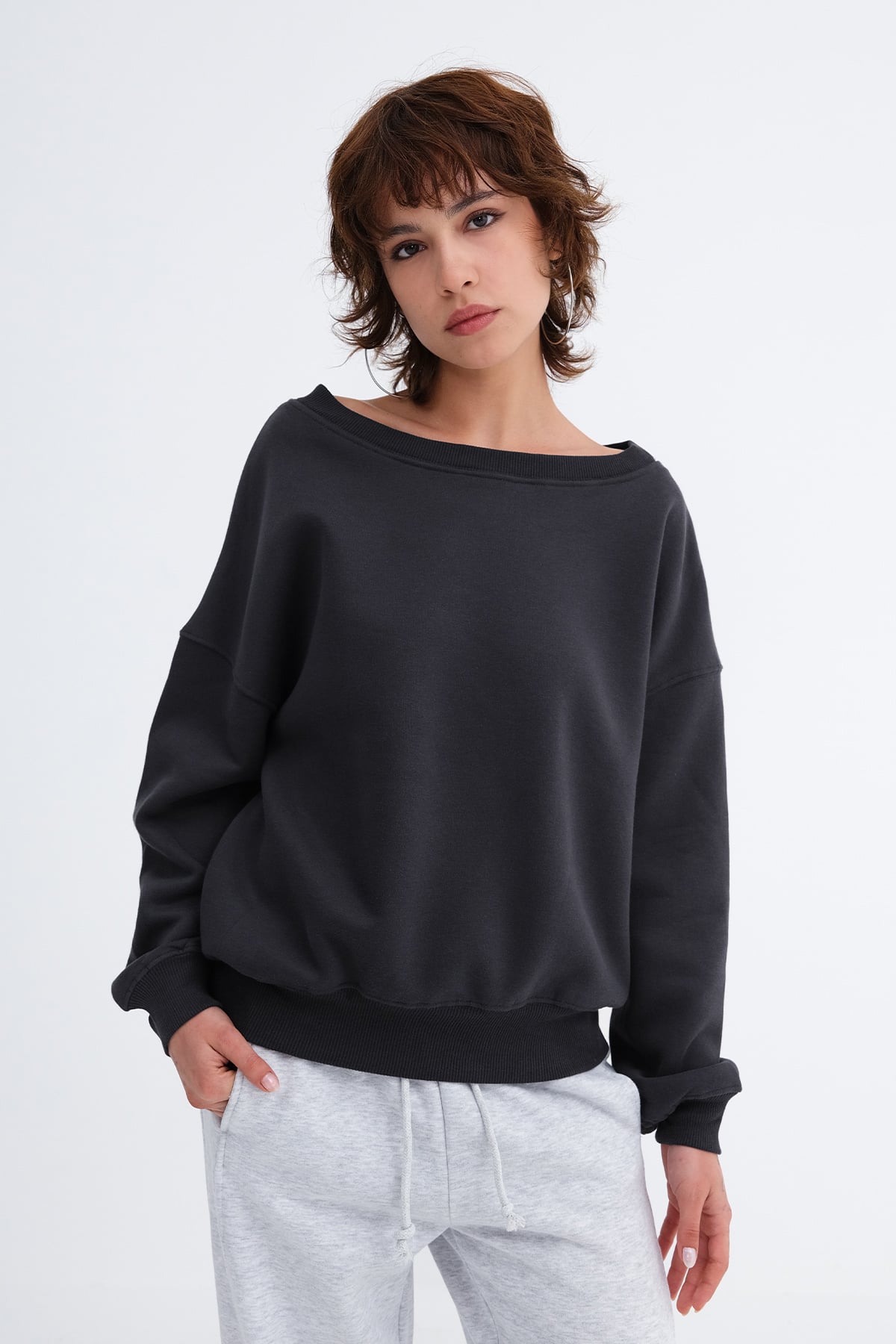 Charcoal_Boat-Neck-Brushed-Sweatshirt-addax