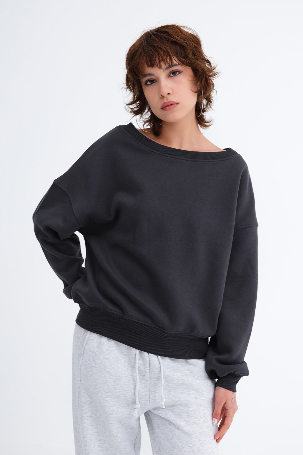 Charcoal_Boat-Neck-Brushed-Sweatshirt-addax