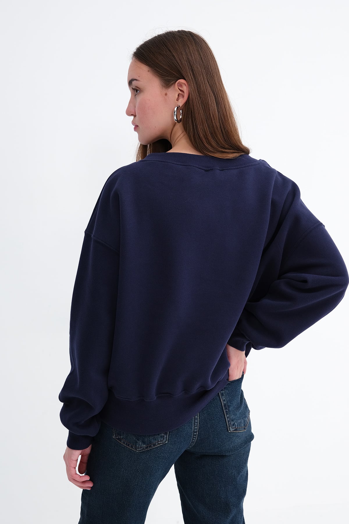 Dark-Night-Blue_Boat-Neck-Brushed-Sweatshirt-addax