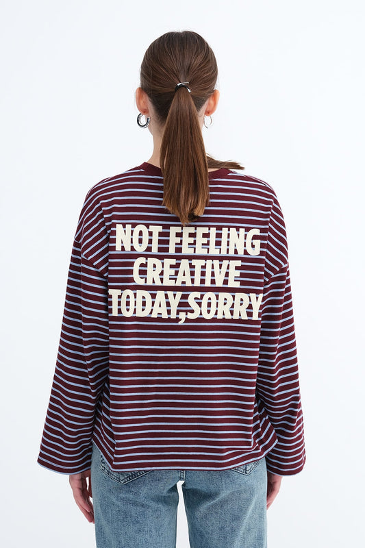 Gardenia-Blue_Striped-Long-Sleeve T-shirt-addax