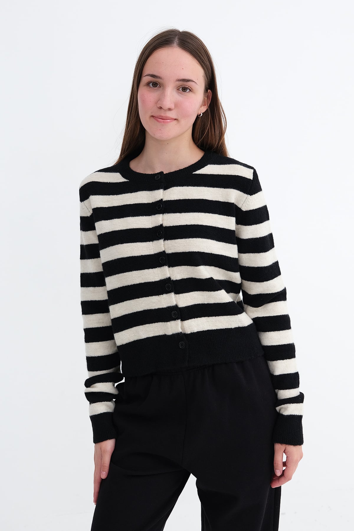 Black---Stone_Striped-Knit-Cardigan-addax