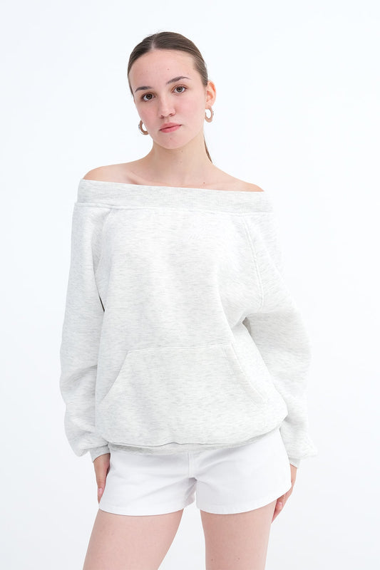 Grey-Melange_Boat-Neck-Brushed-Sweatshirt-addax