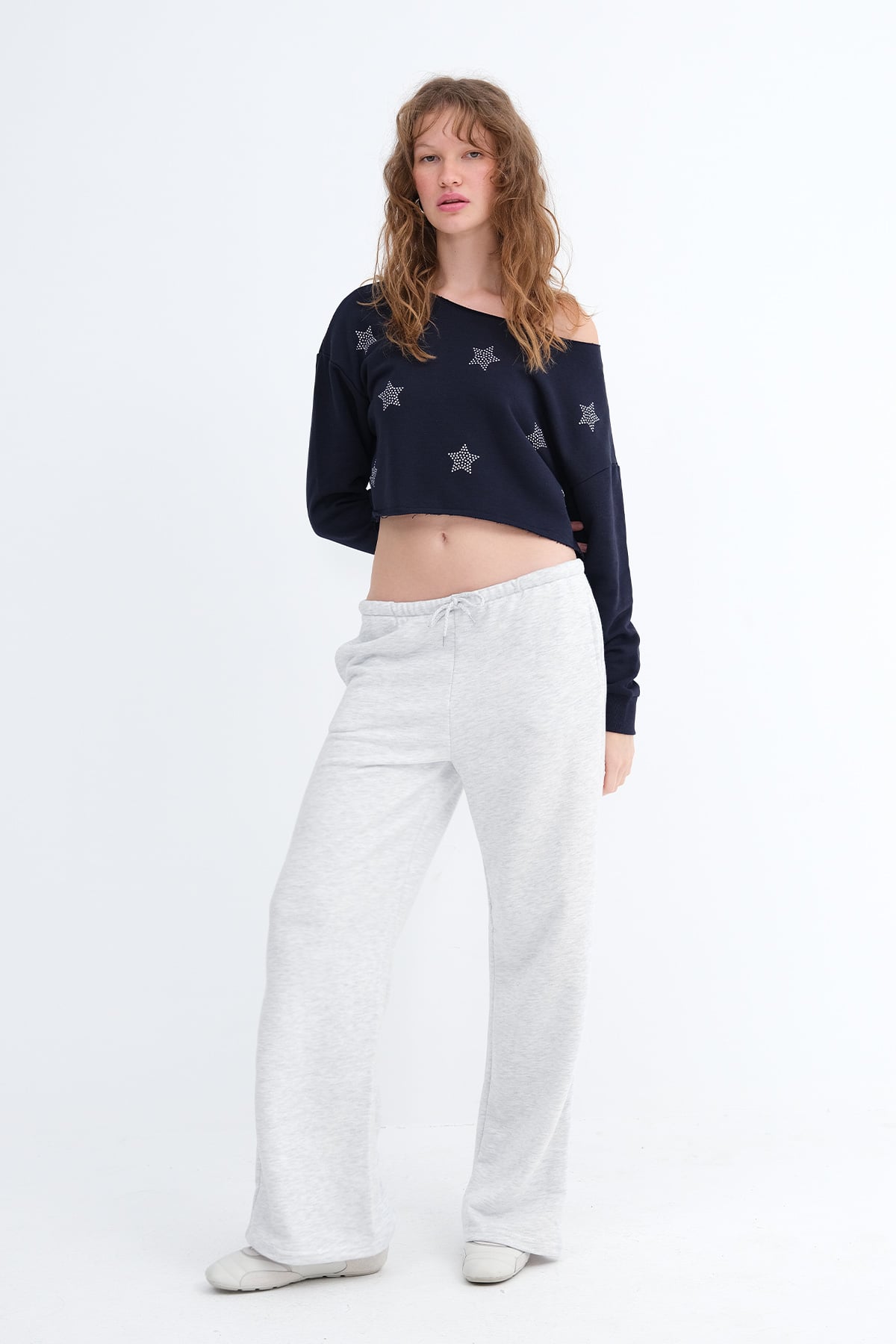 Snow-Melange_Elasticated-Waist-Joggers-addax