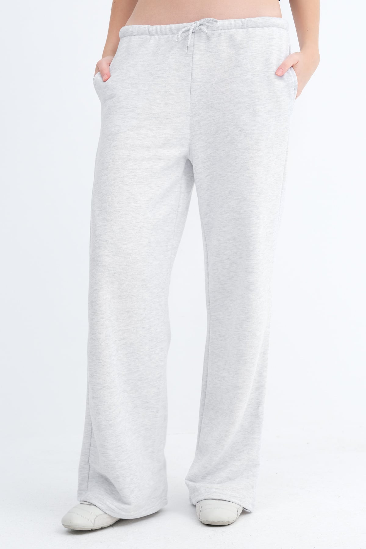 Snow-Melange_Elasticated-Waist-Joggers-addax