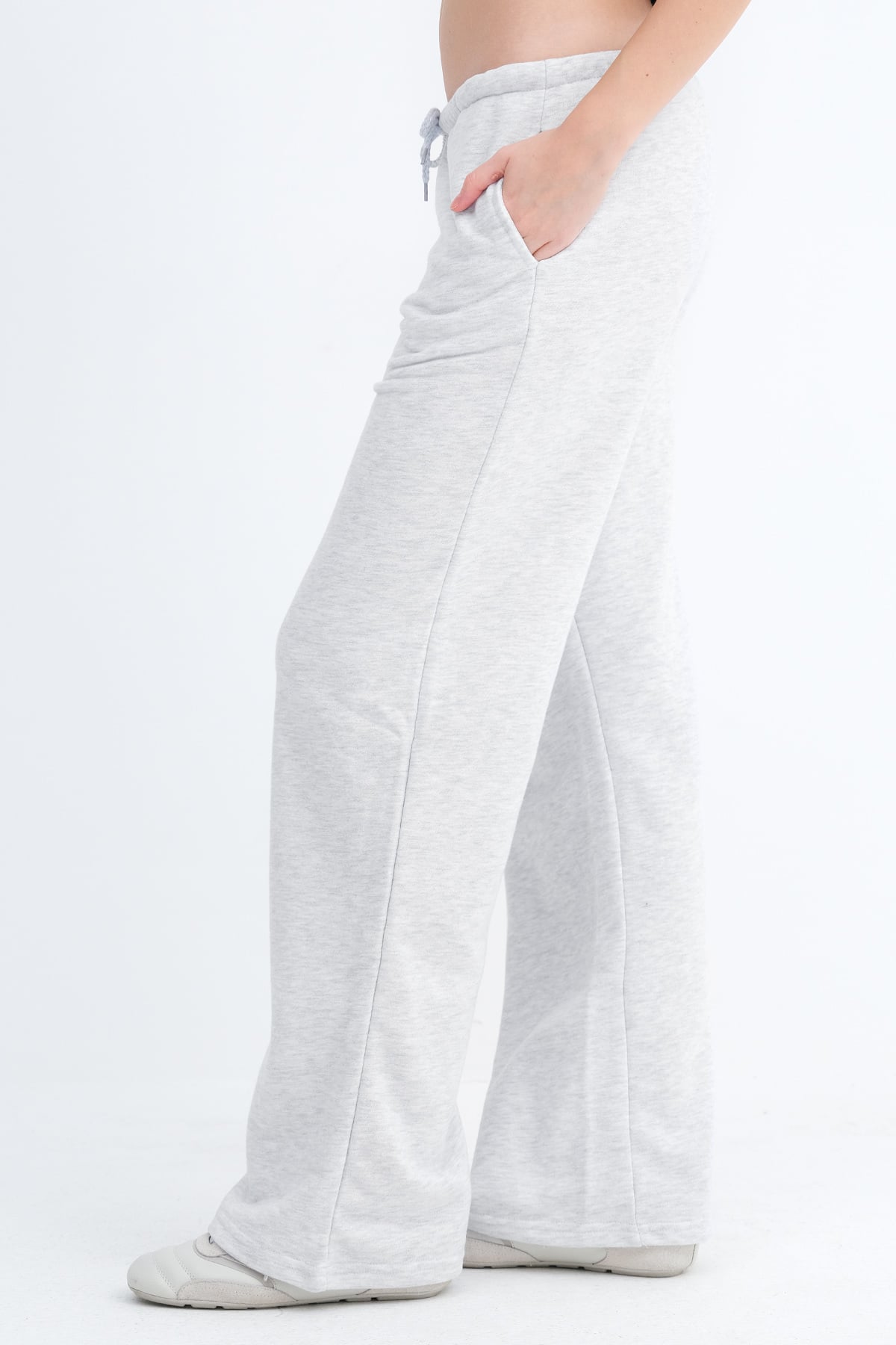 Snow-Melange_Elasticated-Waist-Joggers-addax
