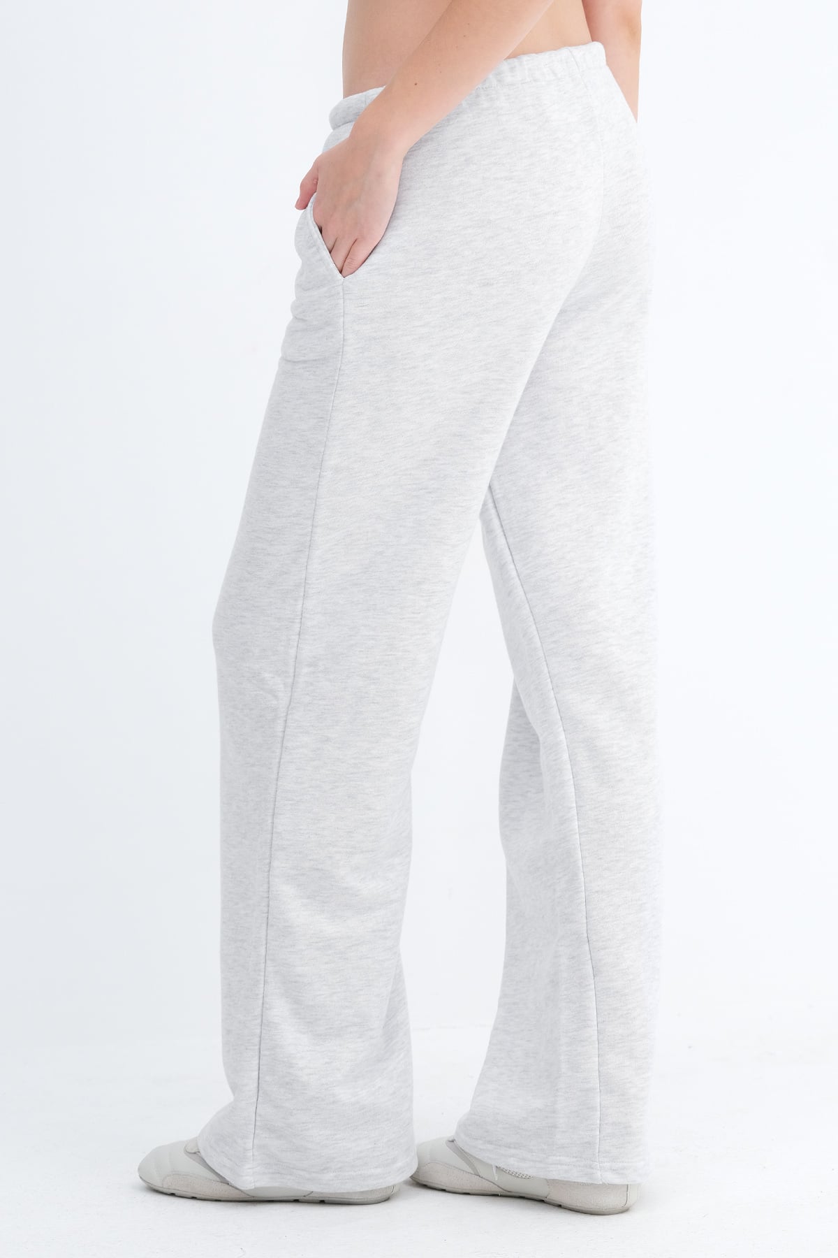 Snow-Melange_Elasticated-Waist-Joggers-addax