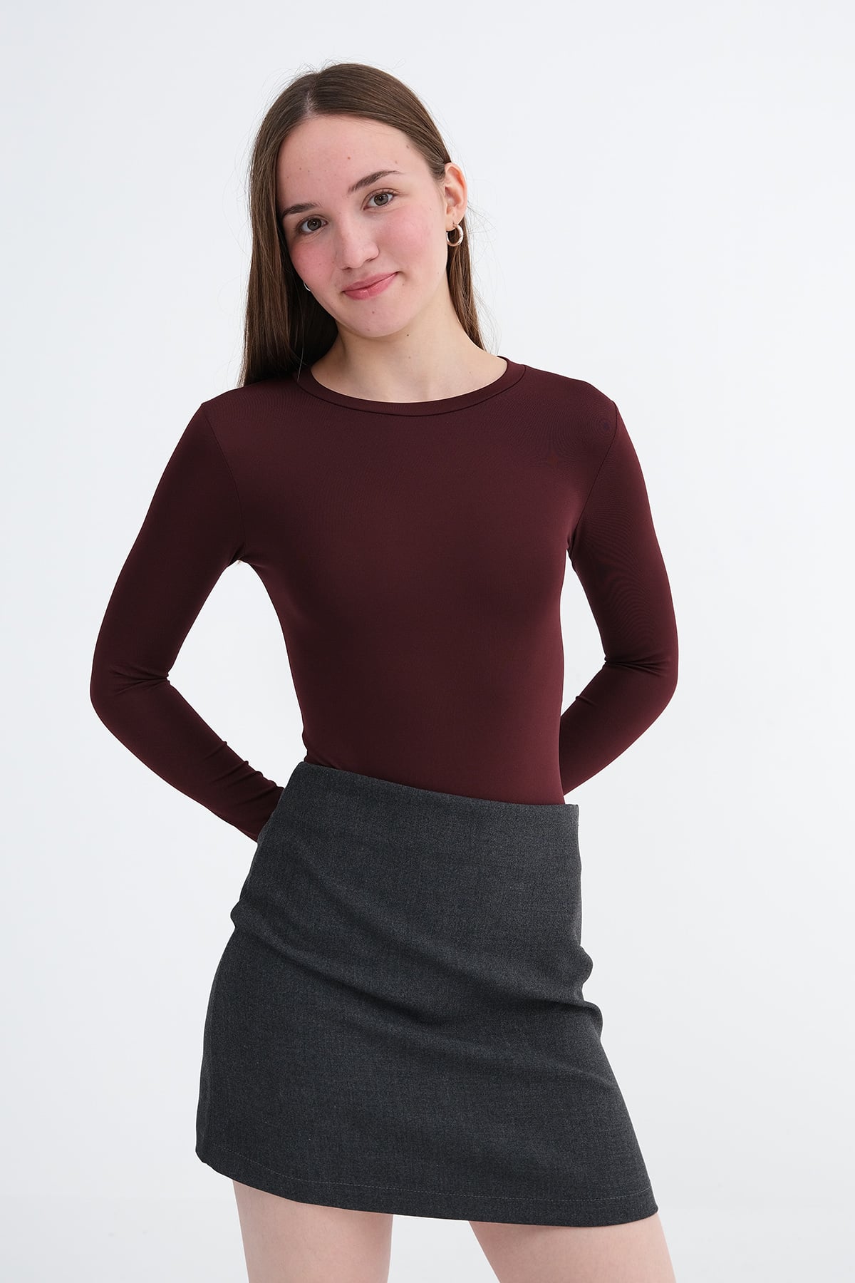 Burgundy_Crew-Neck-Bodysuit-addax