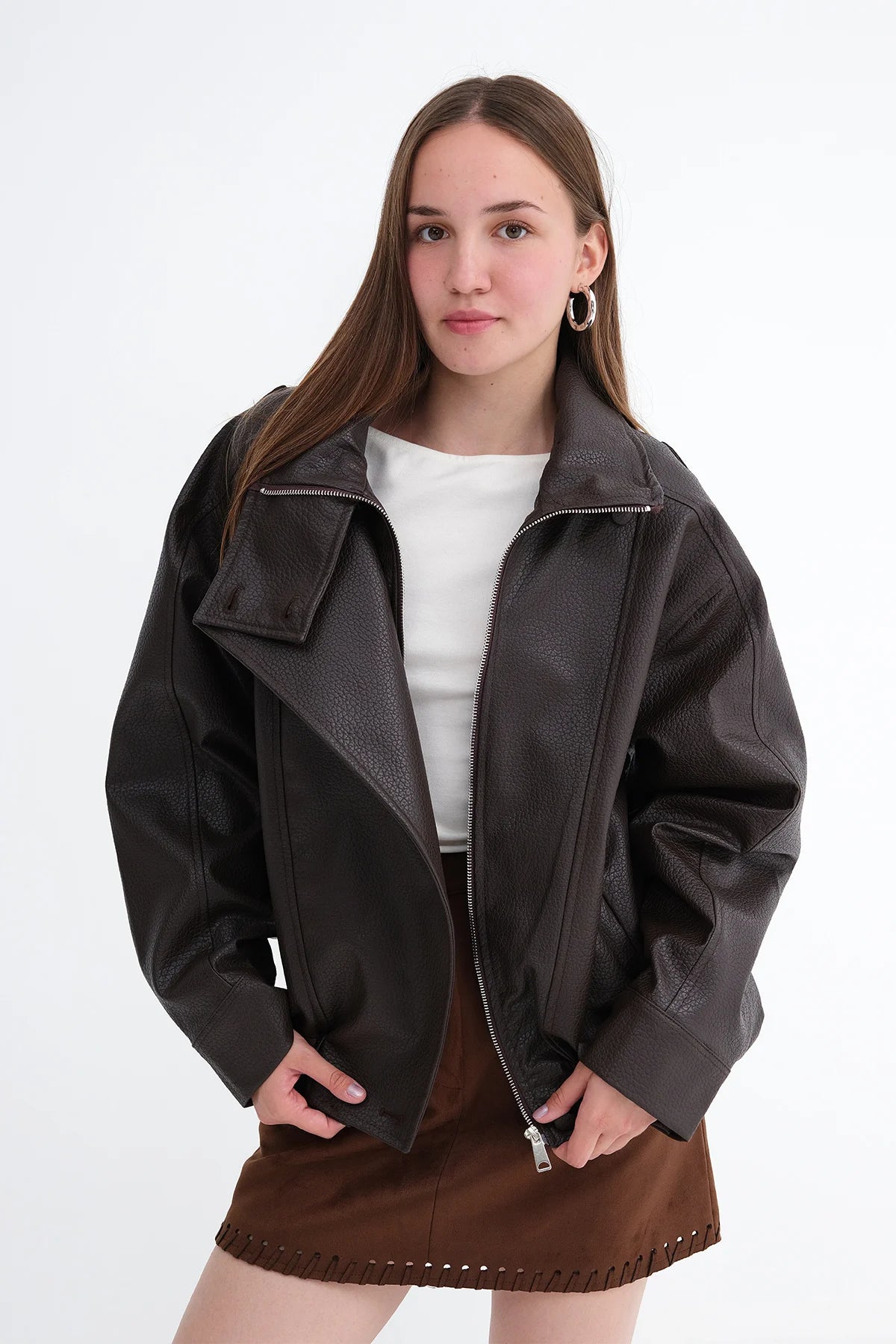 Brown_Faux-Leather-Jacket-with-Stand-Up-Collar-addax