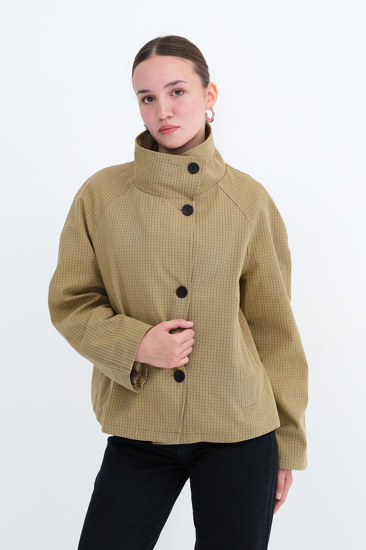 Khaki_Checked-Trench-Coat-addax