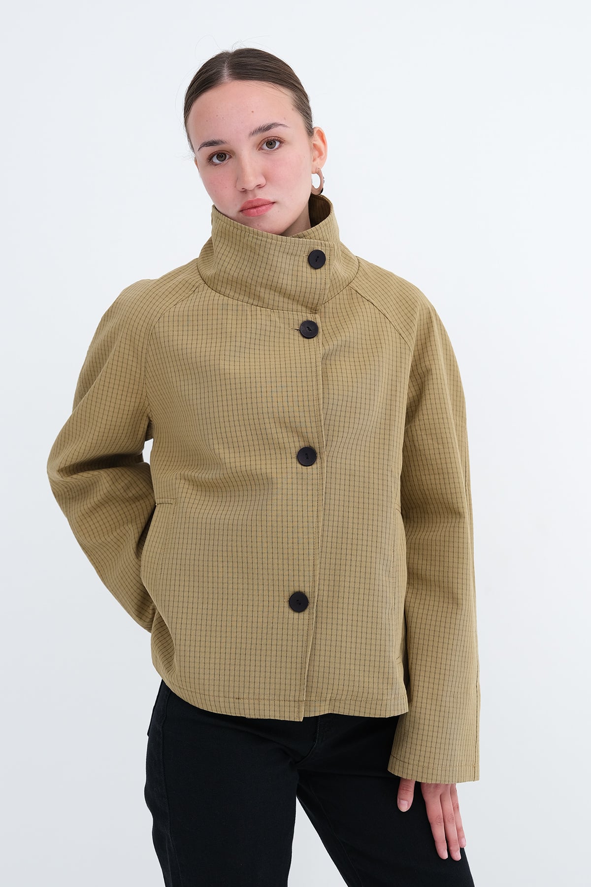 Khaki_Checked-Trench-Coat-addax