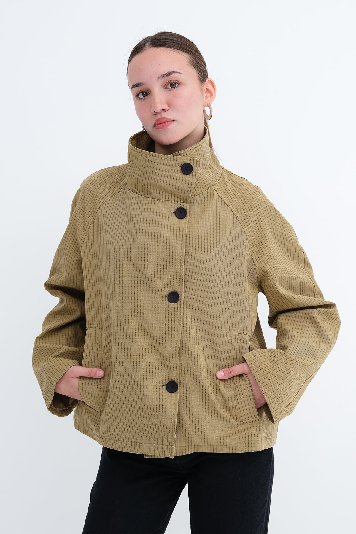 Khaki_Checked-Trench-Coat-addax