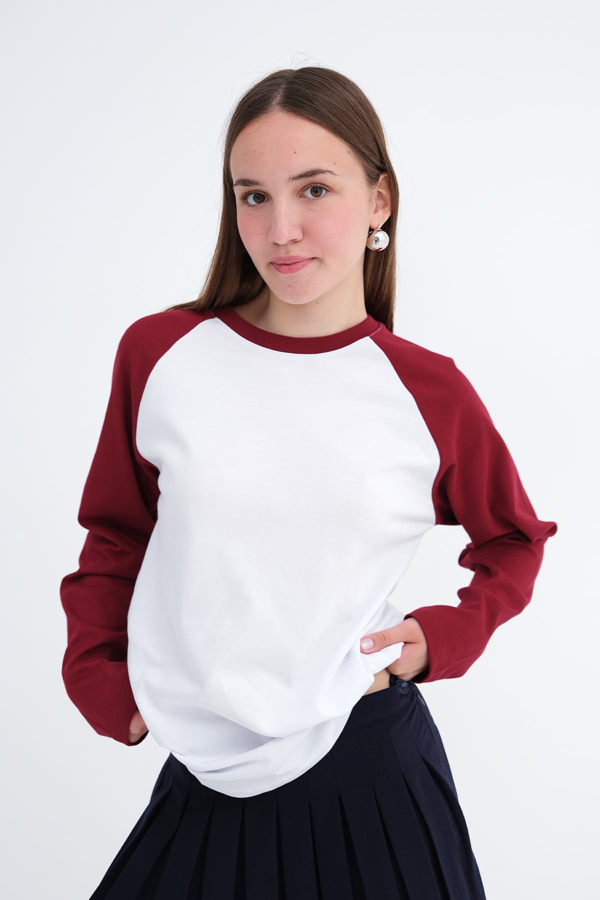 White----Burgundy_Long-Sleeve-T-Shirt-addax