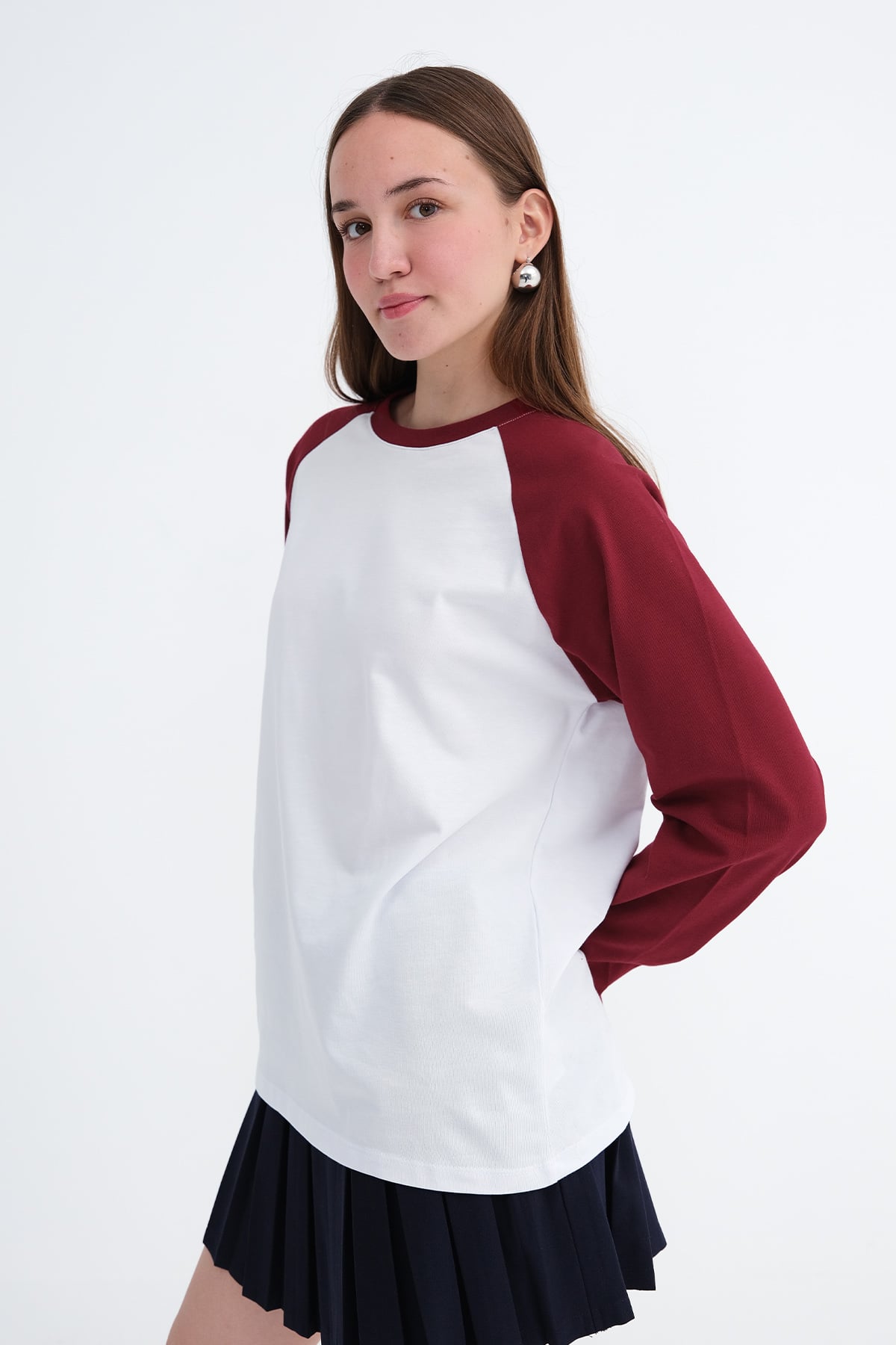 White----Burgundy_Long-Sleeve-T-Shirt-addax