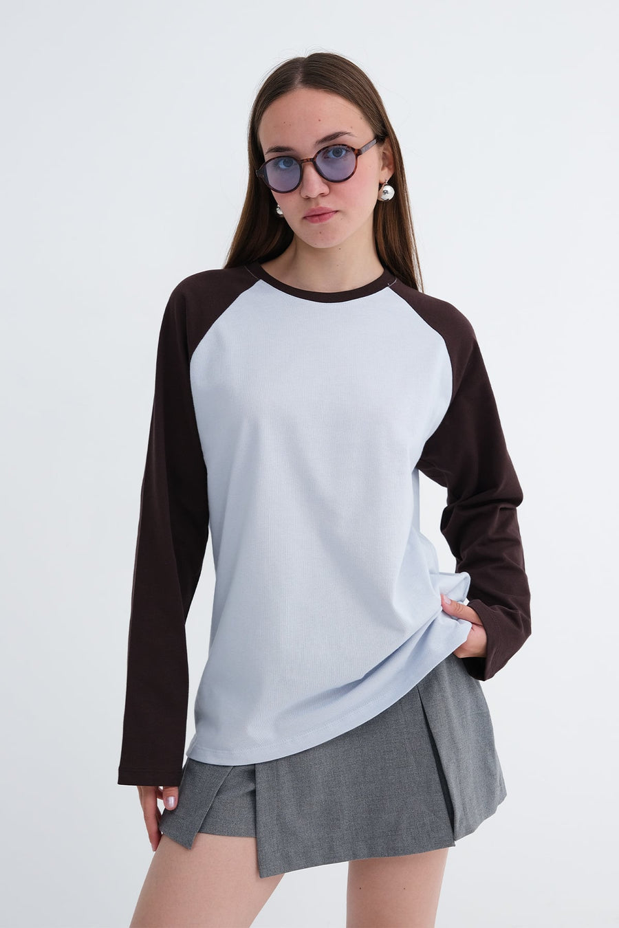 Blue-Brown_Long-Sleeve-T-Shirt-addax