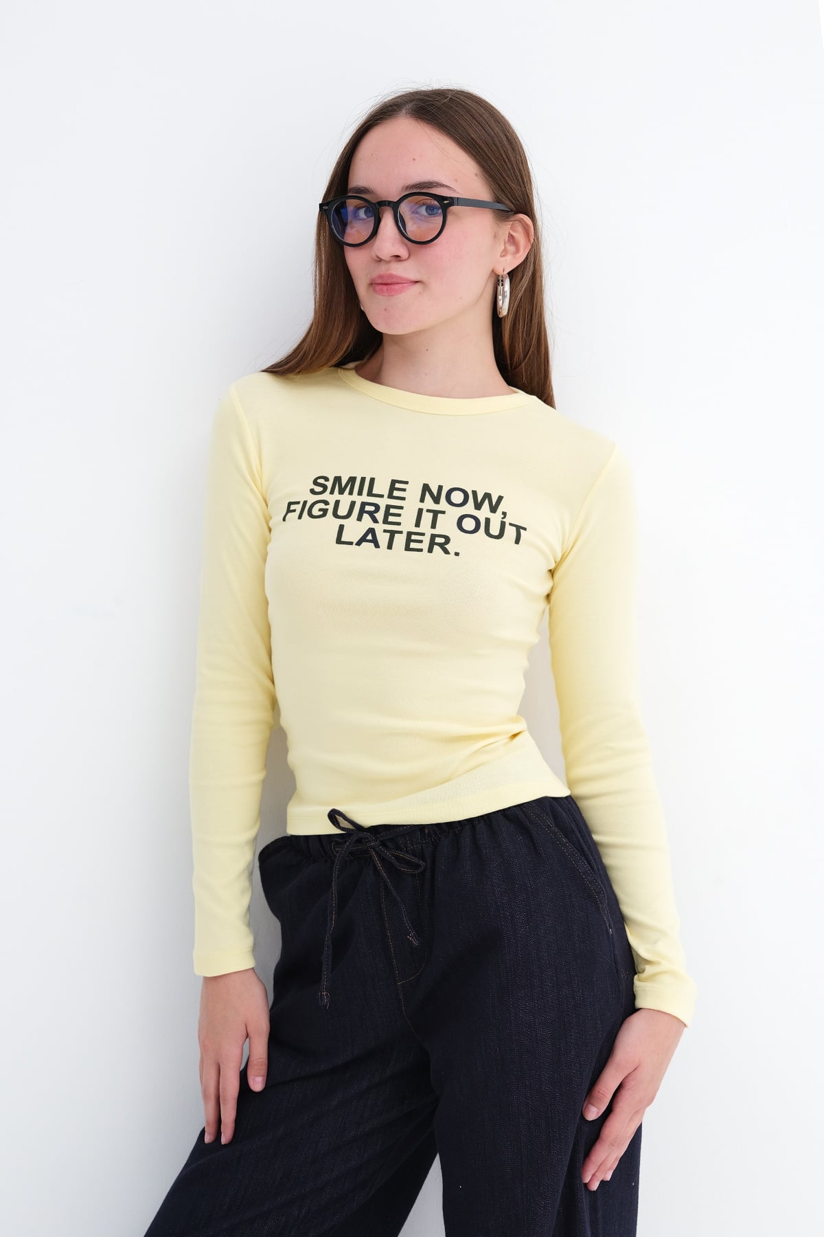 Printed Long-Sleeve T-Shirt