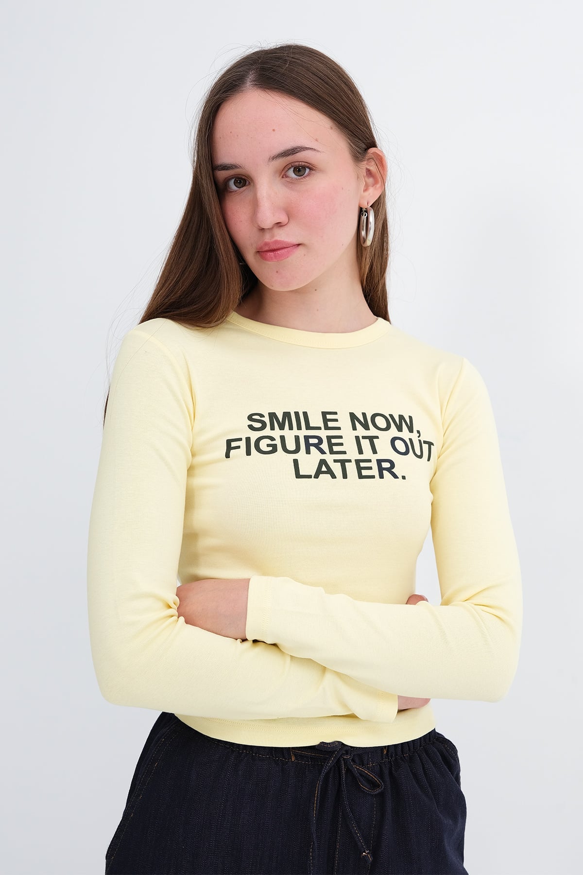 Yellow_Printed-Long-Sleeve-T-Shirt-addax