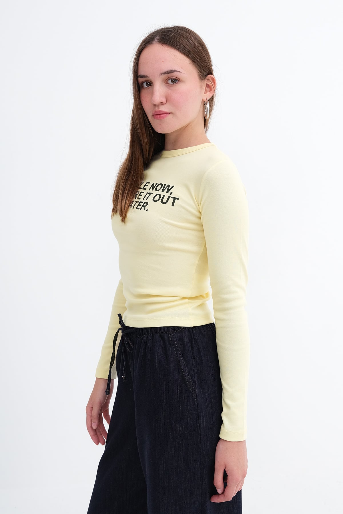Yellow_Printed-Long-Sleeve-T-Shirt-addax