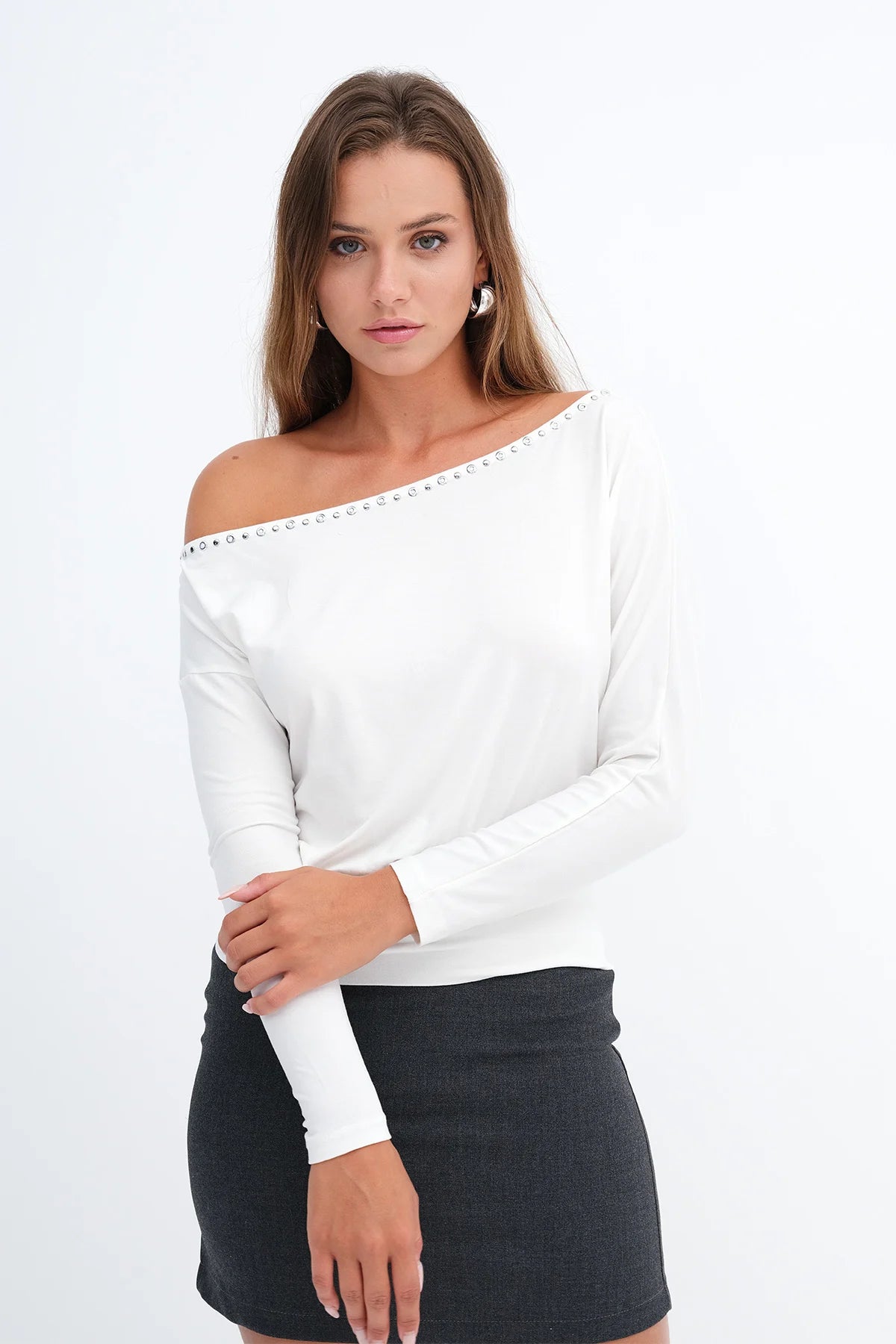 Studded Detail Blouse