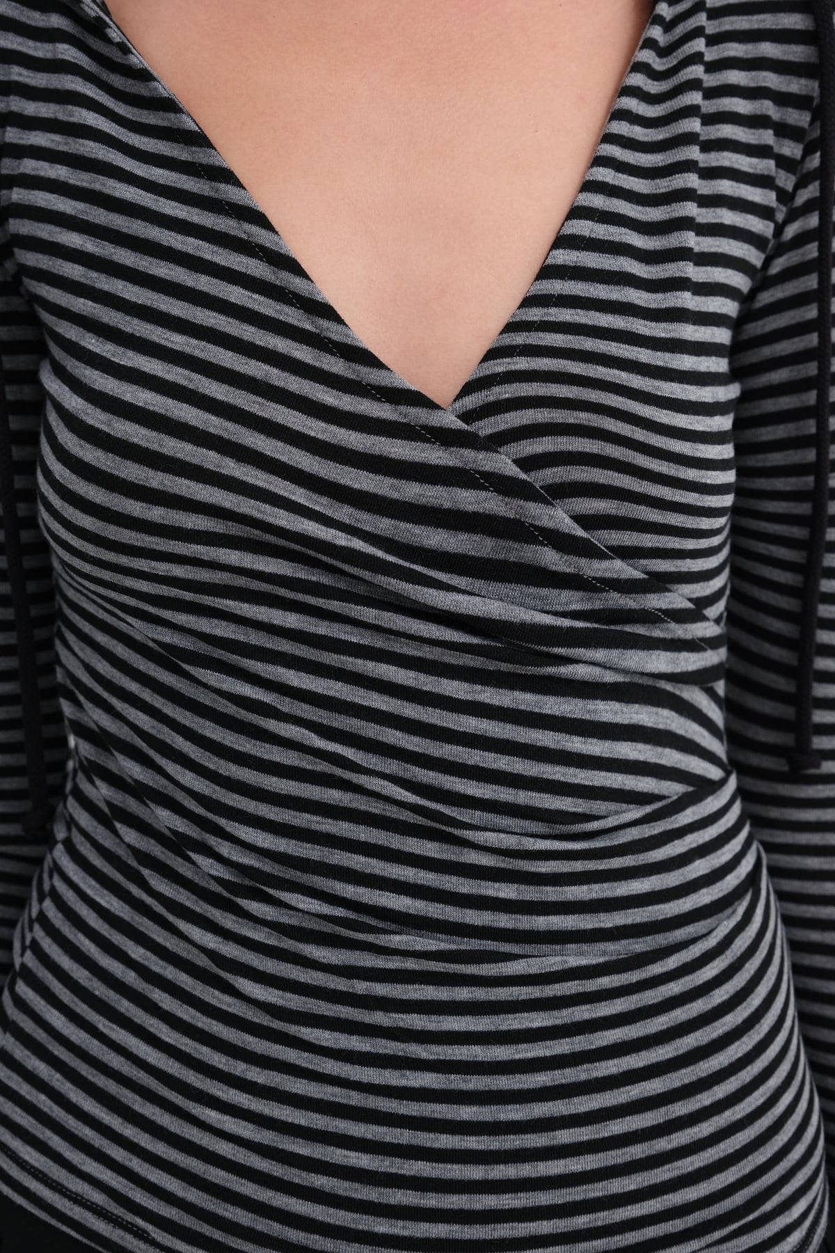 Charcoal---Grey_Hooded-Wrap-Neck-Blouse-addax