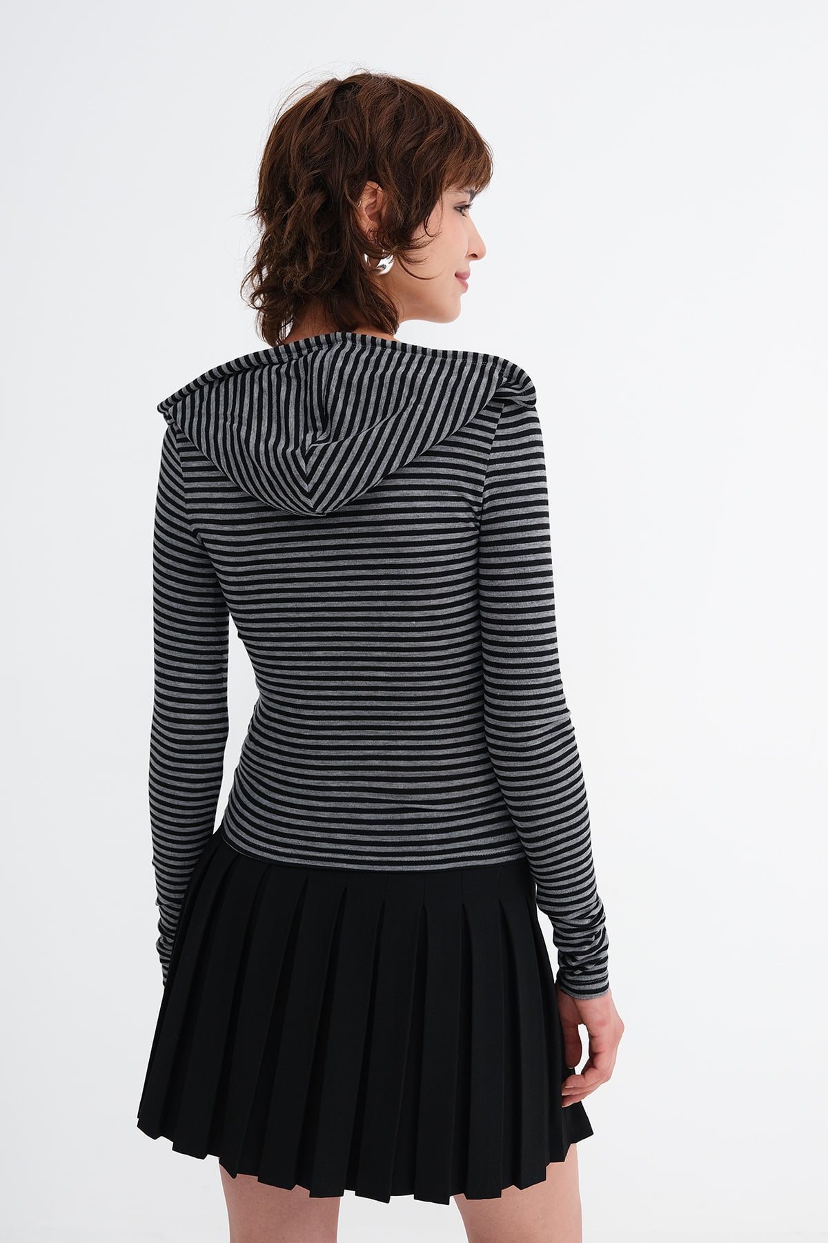 Charcoal---Grey_Hooded-Wrap-Neck-Blouse-addax