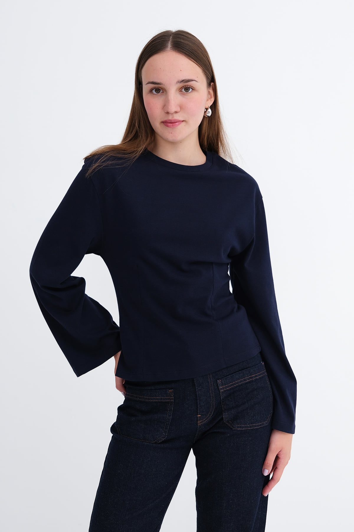 Dark-Night-Blue_Long-Sleeve-T-Shirt-addax