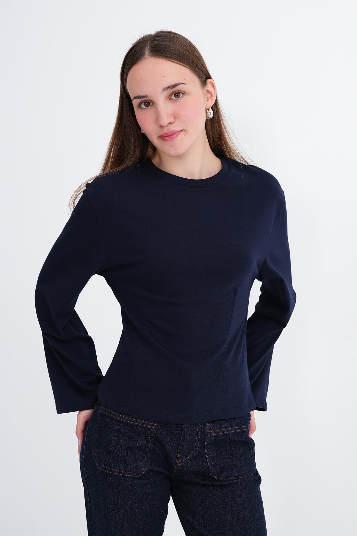 Dark-Night-Blue_Long-Sleeve-T-Shirt-addax