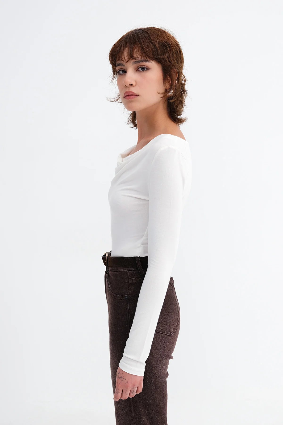 Boat Neck Blouse