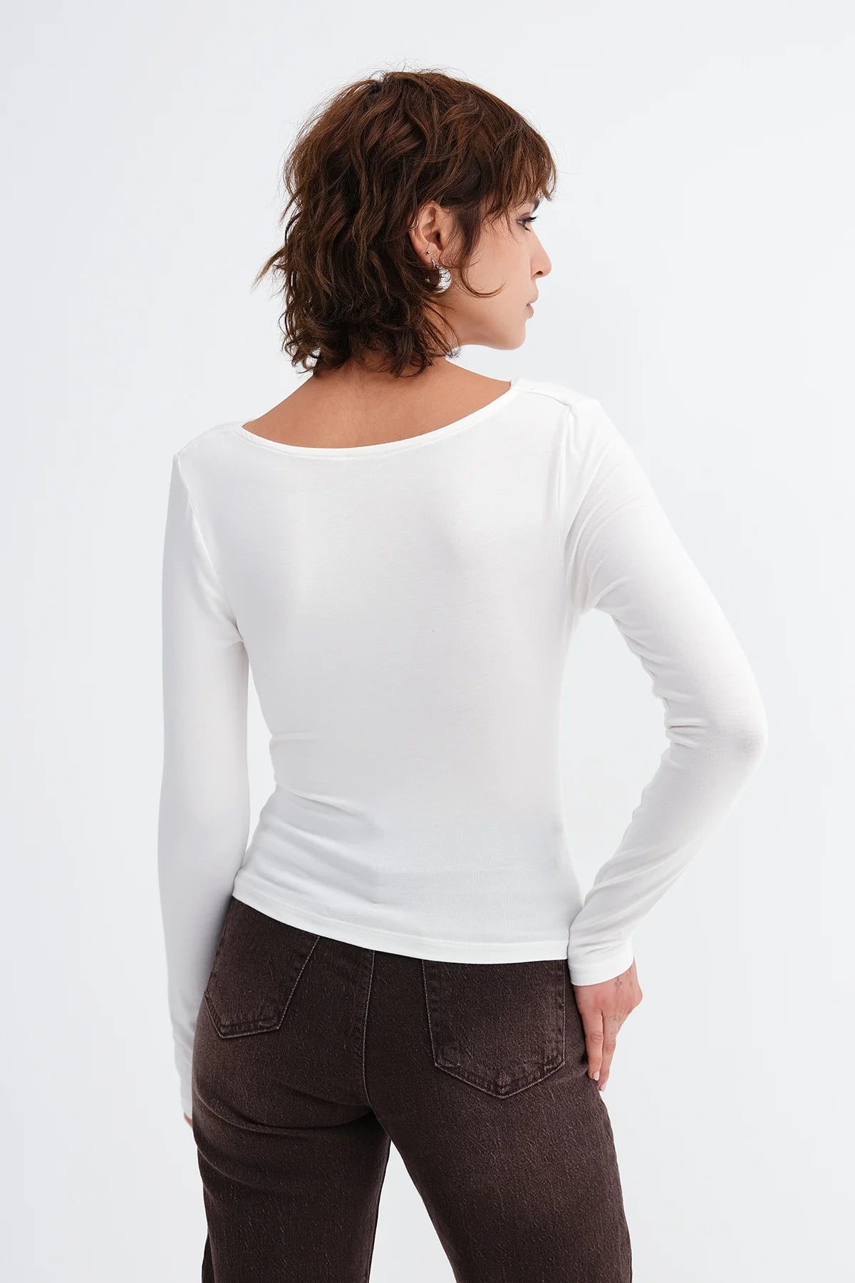 Boat Neck Blouse