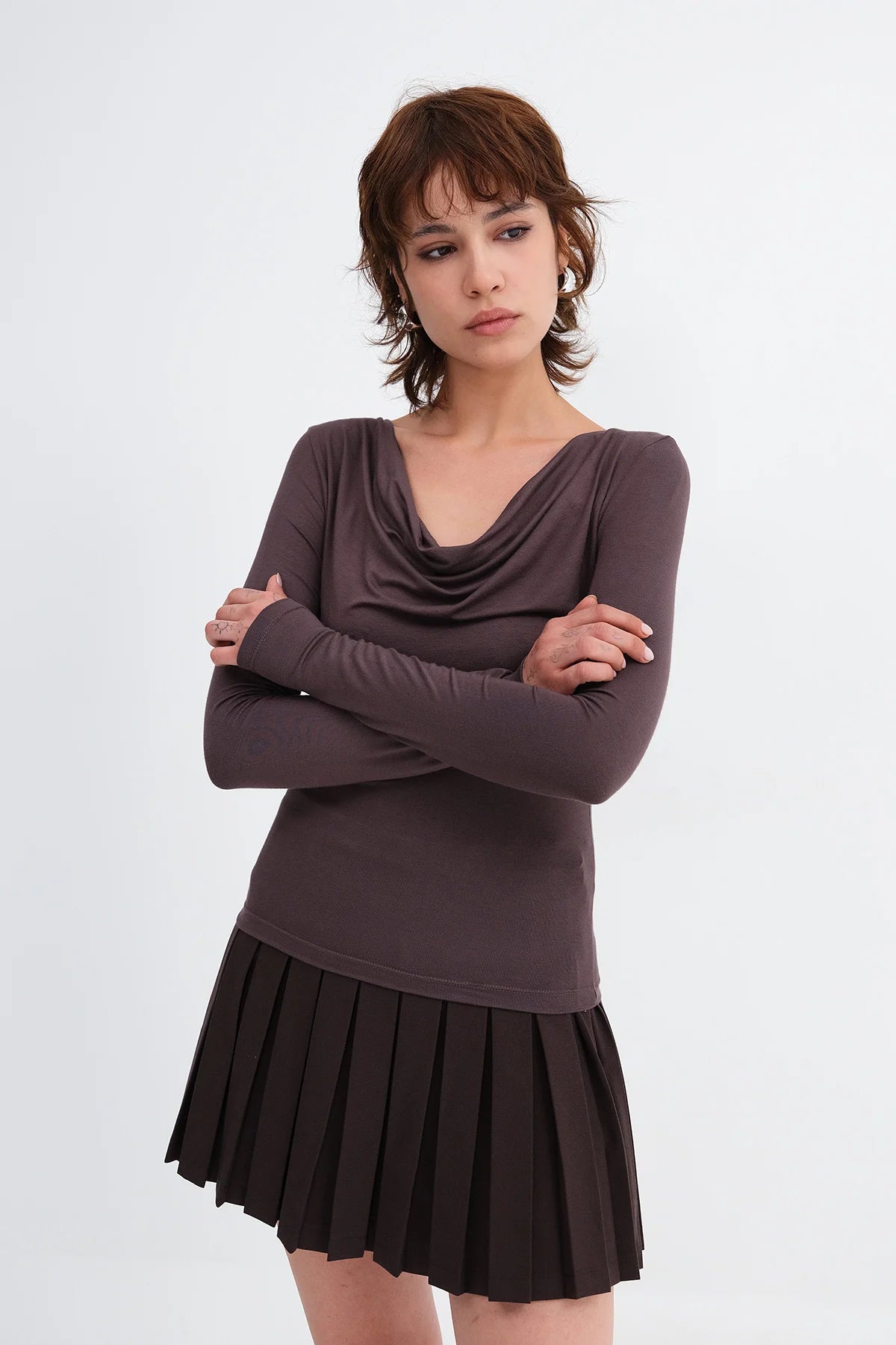 Boat Neck Blouse