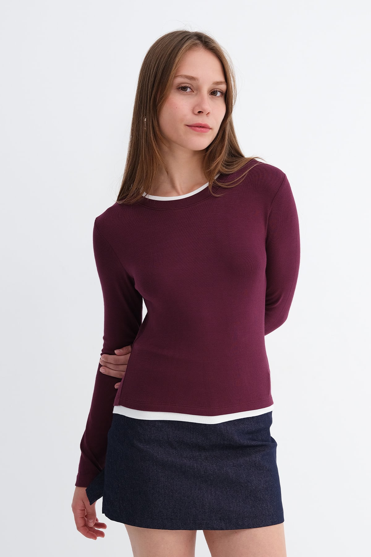 Gardenia_Contrast-Trim-Blouse-addax