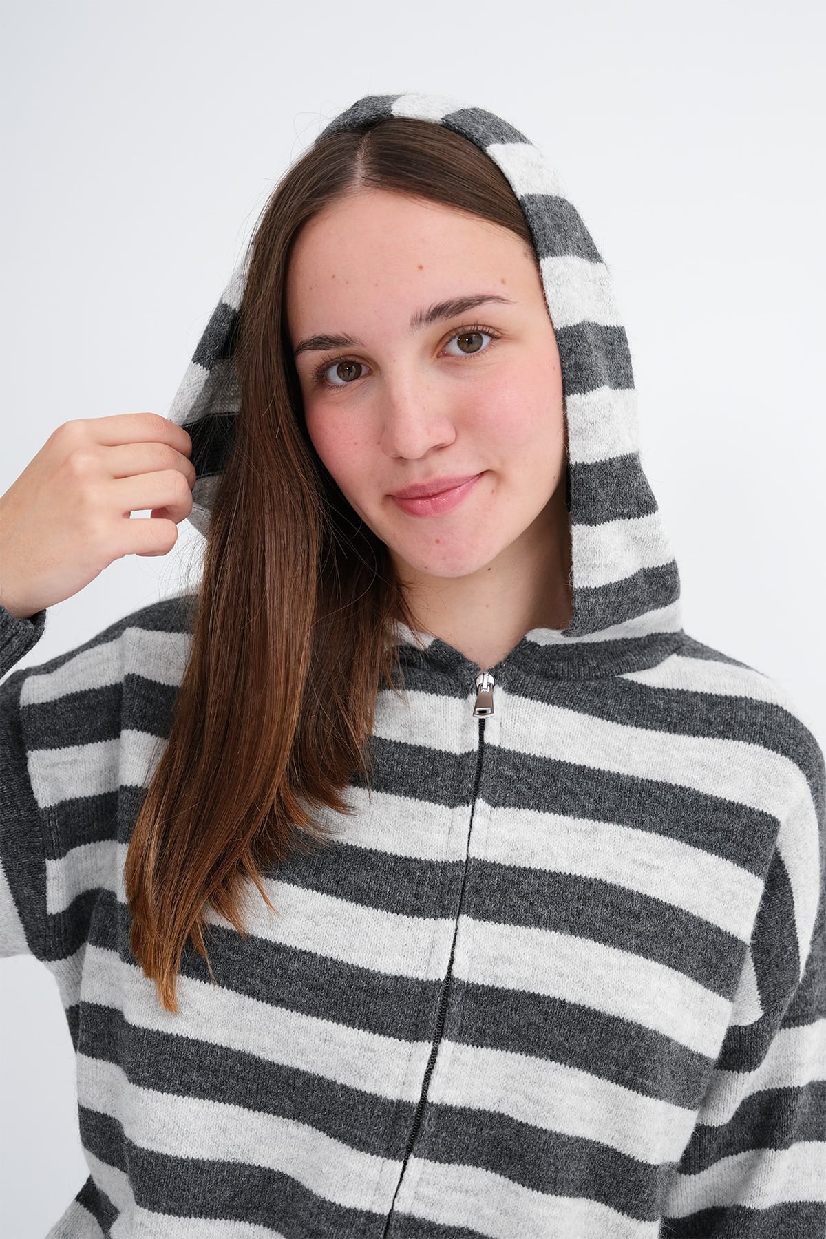 Striped Knit Cardigan