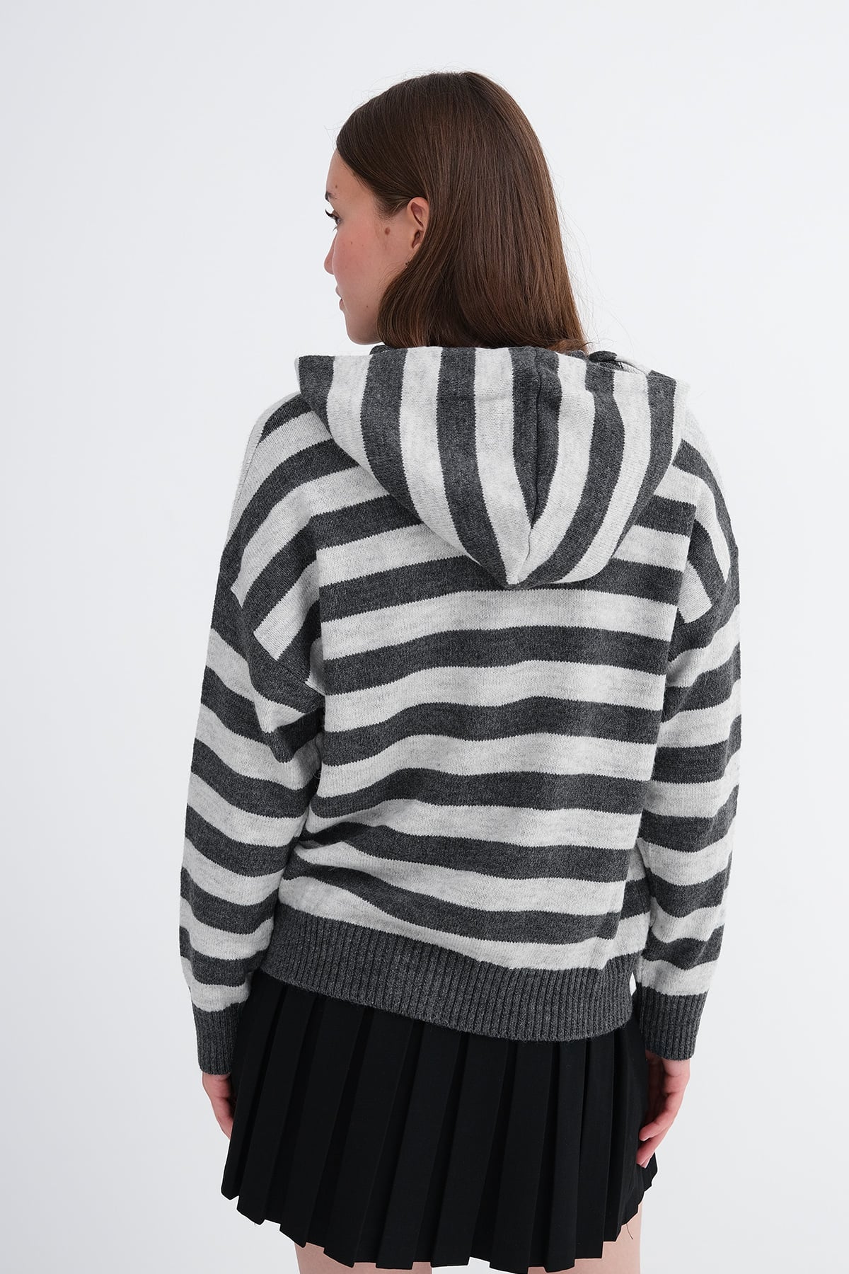 Charcoal---Grey_Striped-Knit-Cardigan-addax